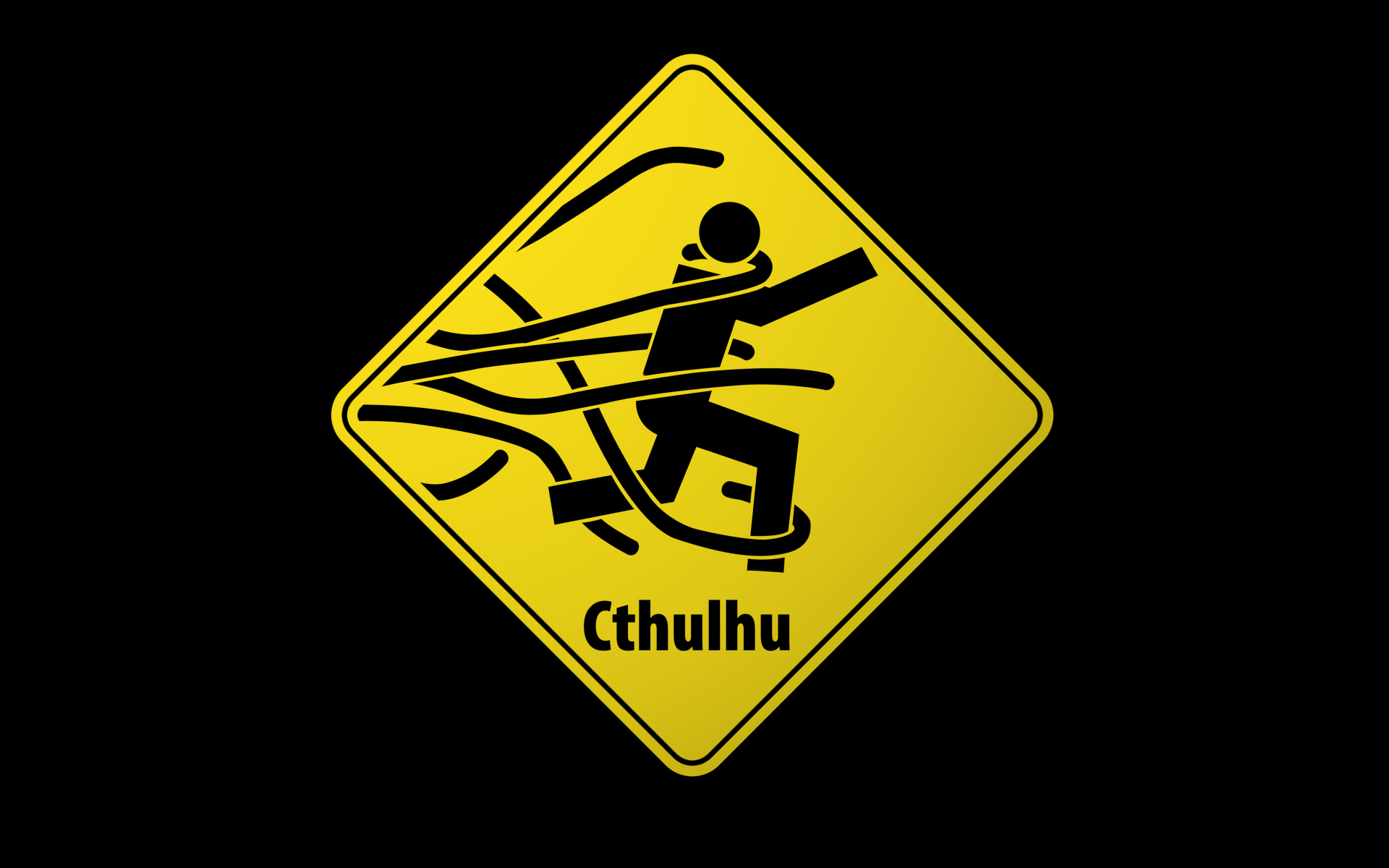 signs, Cthulhu, funny, wrong Wallpaper / WallpaperJam.com