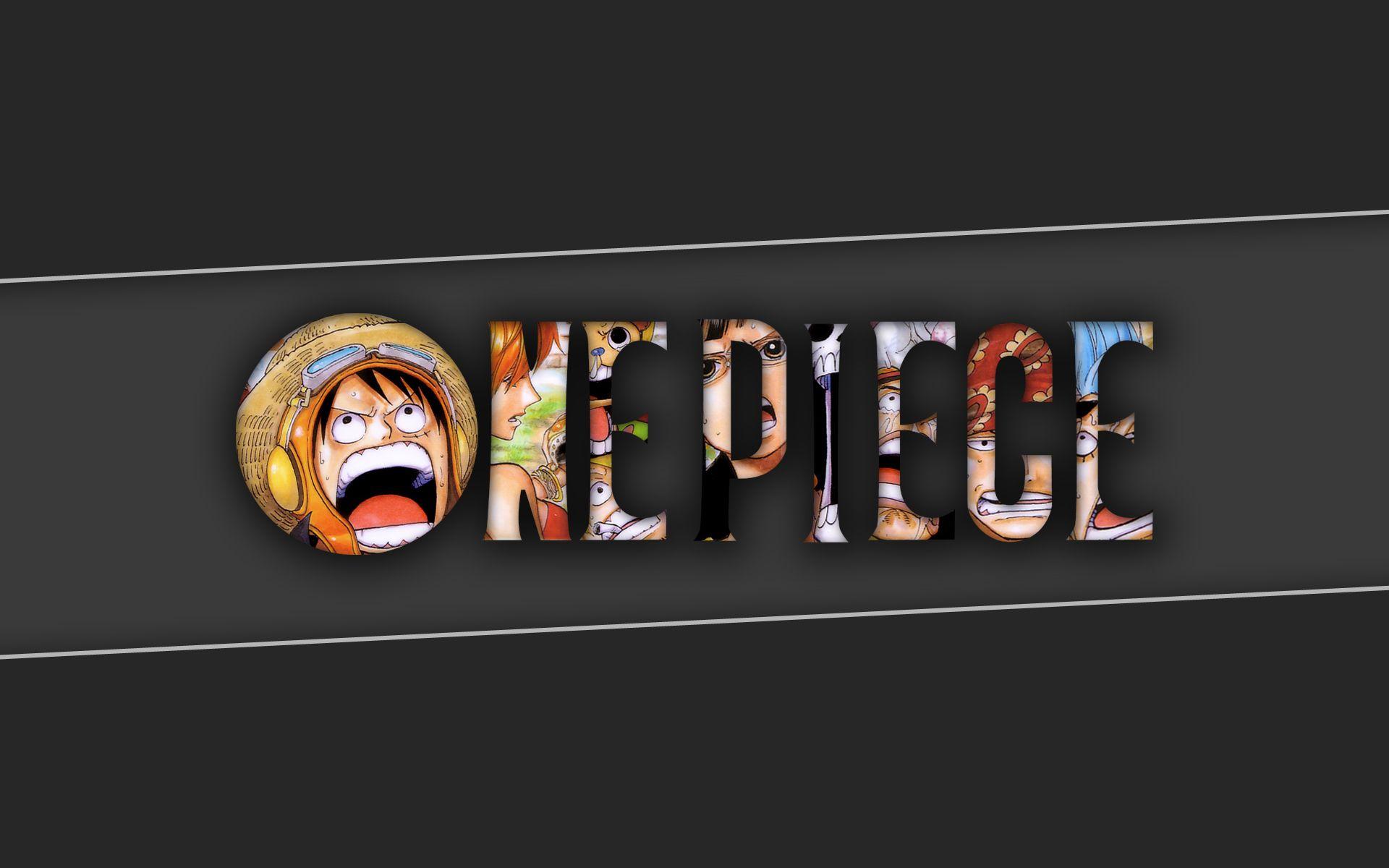 Download One Piece Logo Sunset Wallpaper | Wallpapers.com