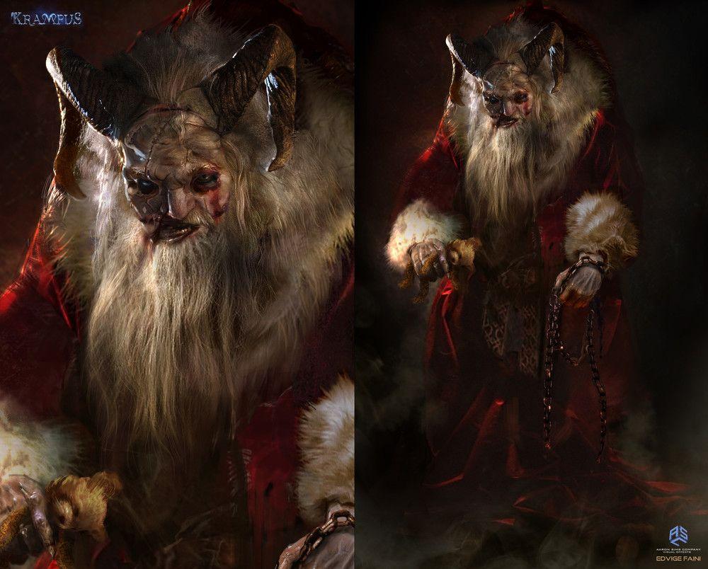 HD wallpaper christmas Dark demon Evil horror Krampus monster  occult  Wallpaper Flare
