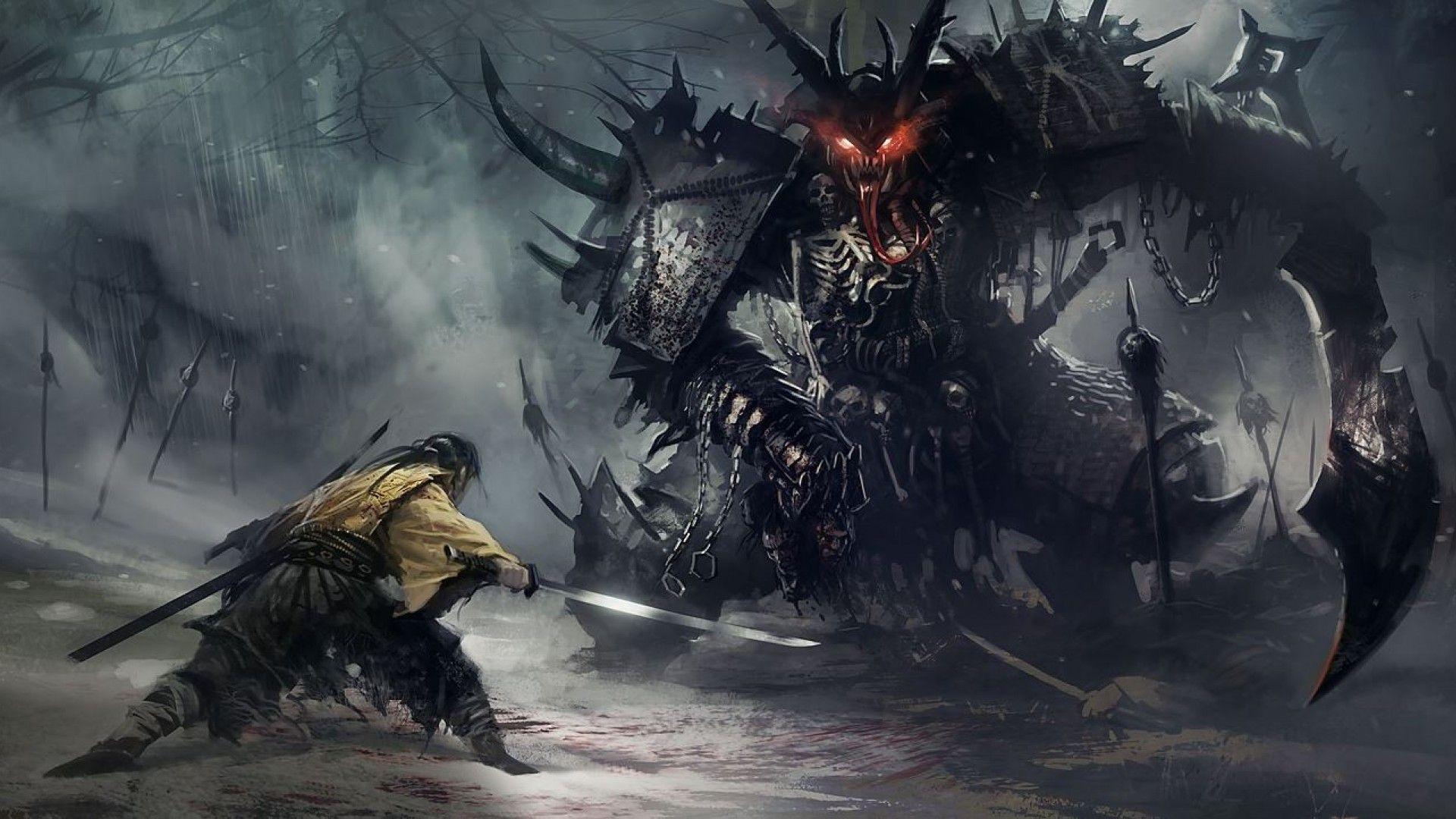 Samurai artwork wallpaperx1080