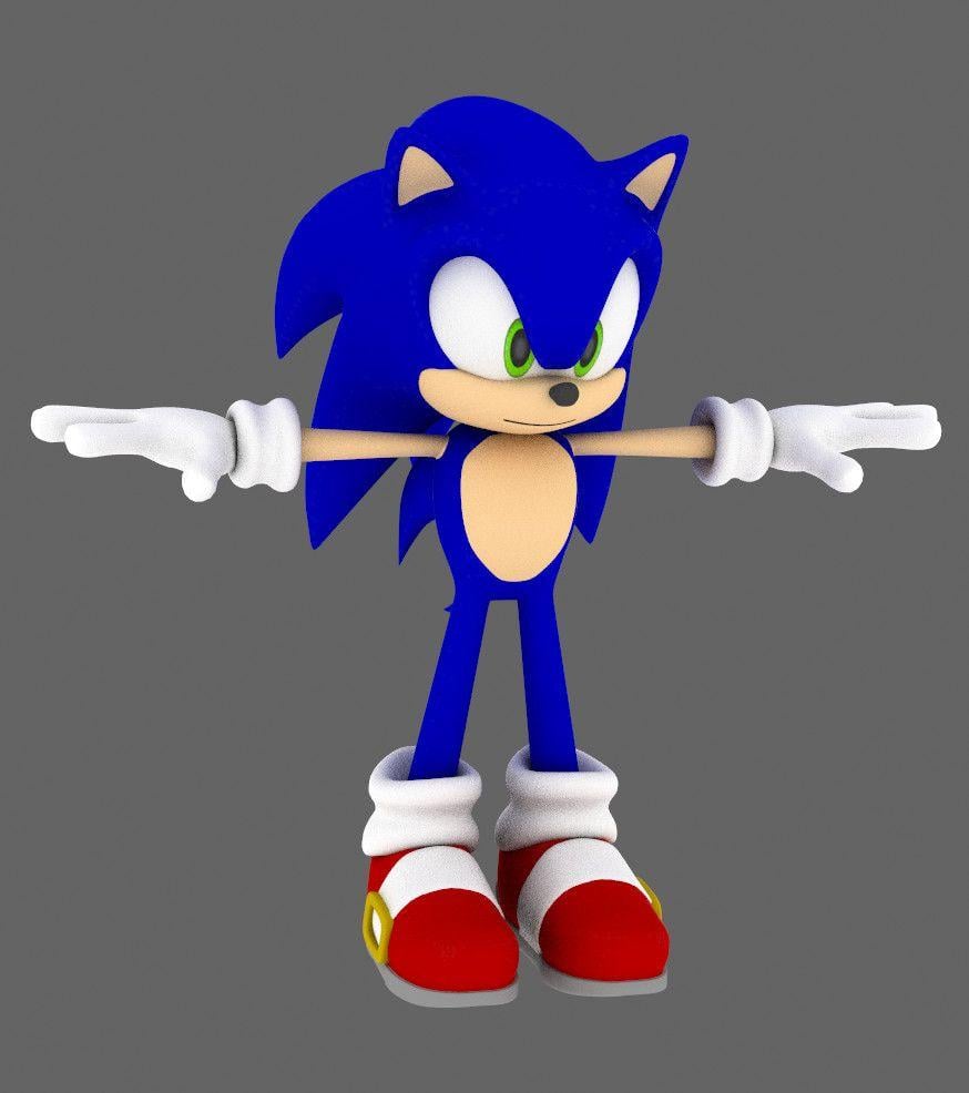 Sonic Model from Sonic Adventure DX