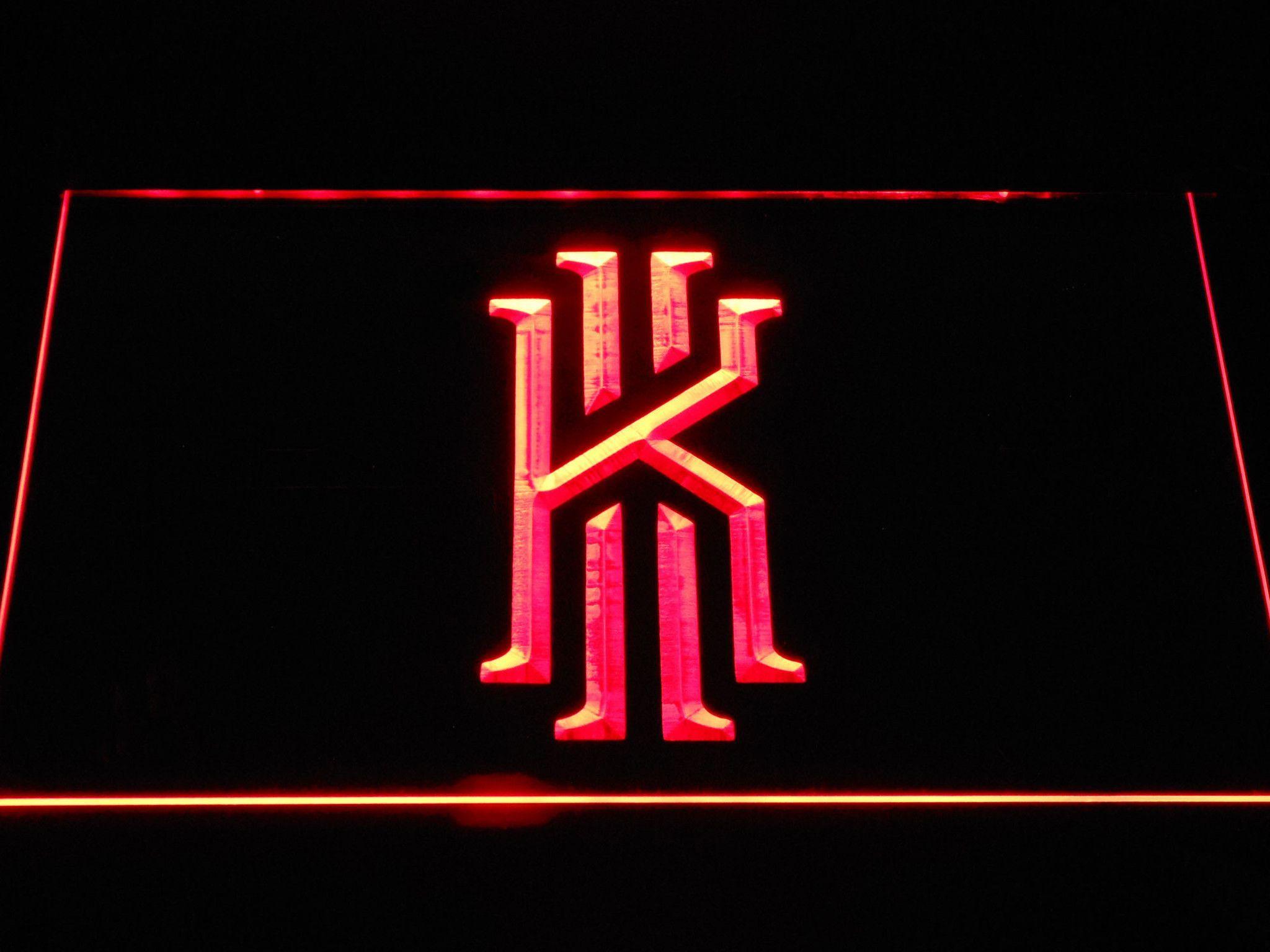 Cleveland Cavaliers Kyrie Irving Logo LED Neon Sign. Kyrie irving