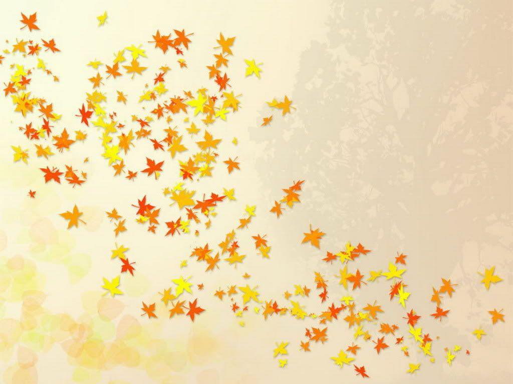 Fall Leaves Background. Falling leaves nature