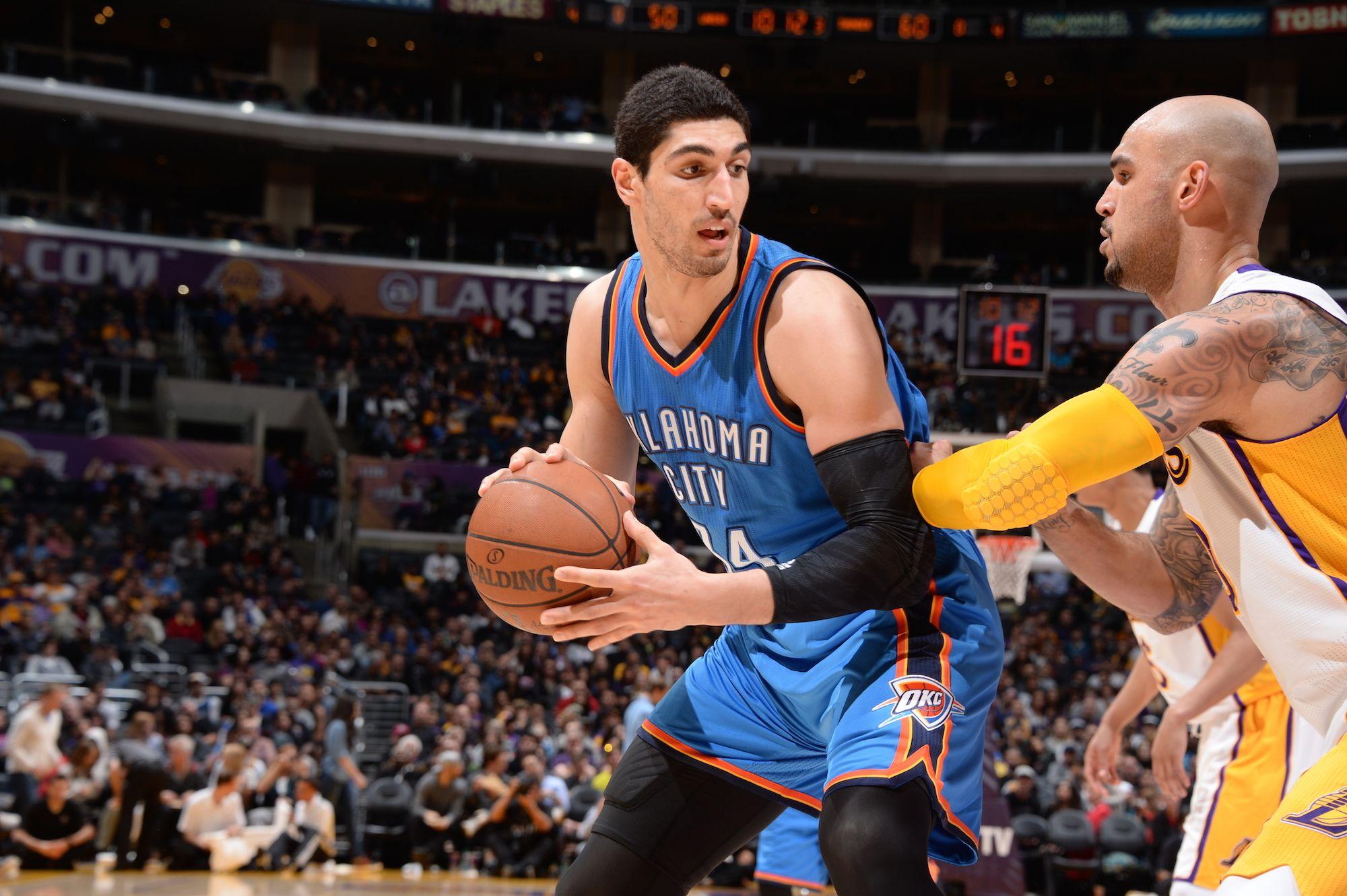 NBA Hotline Bling: Enes Kanter punches in the numbers