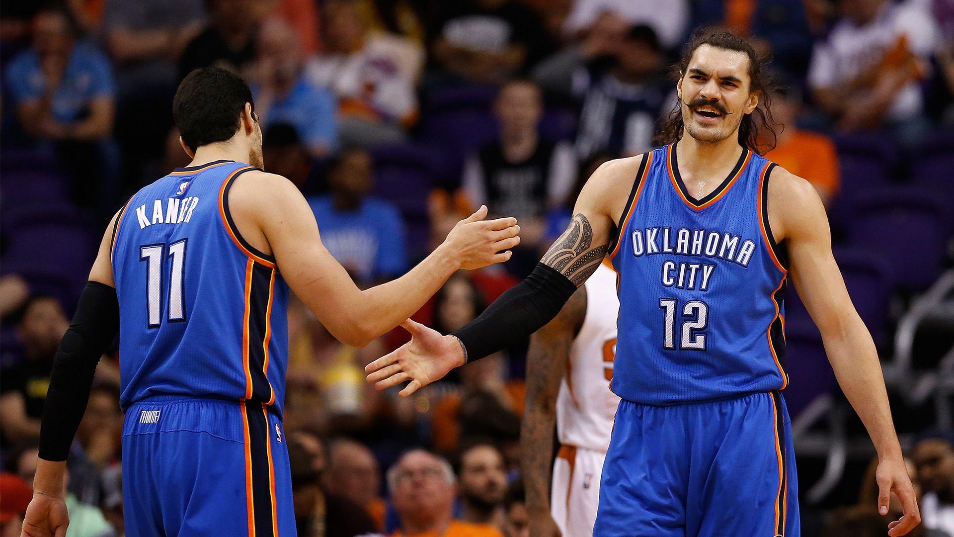 Steven Adams and Enes Kanter made videos to campaign for MVP