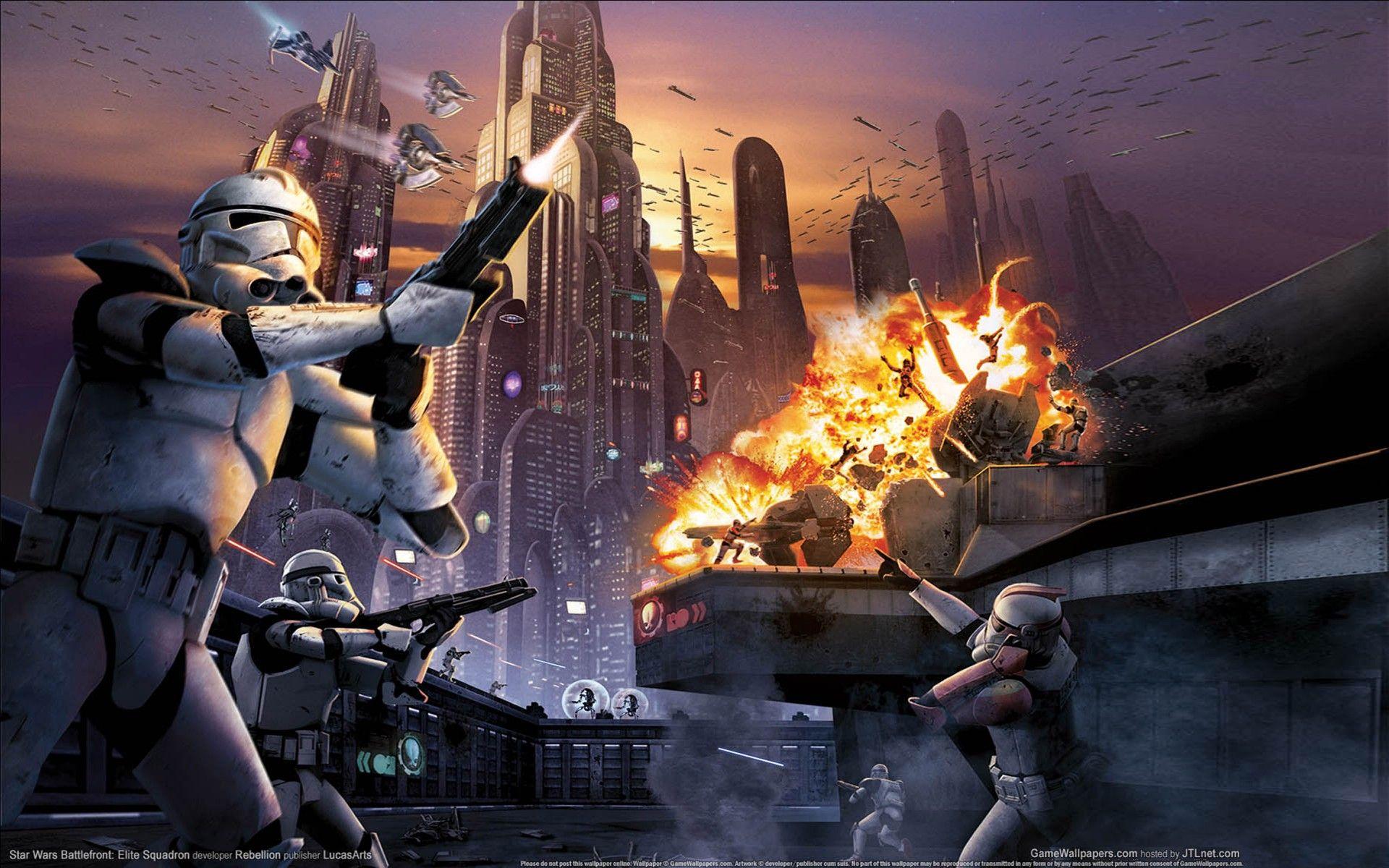 Star Wars Battlefront 2 Games Desktop Wallpaper HD Widescreen