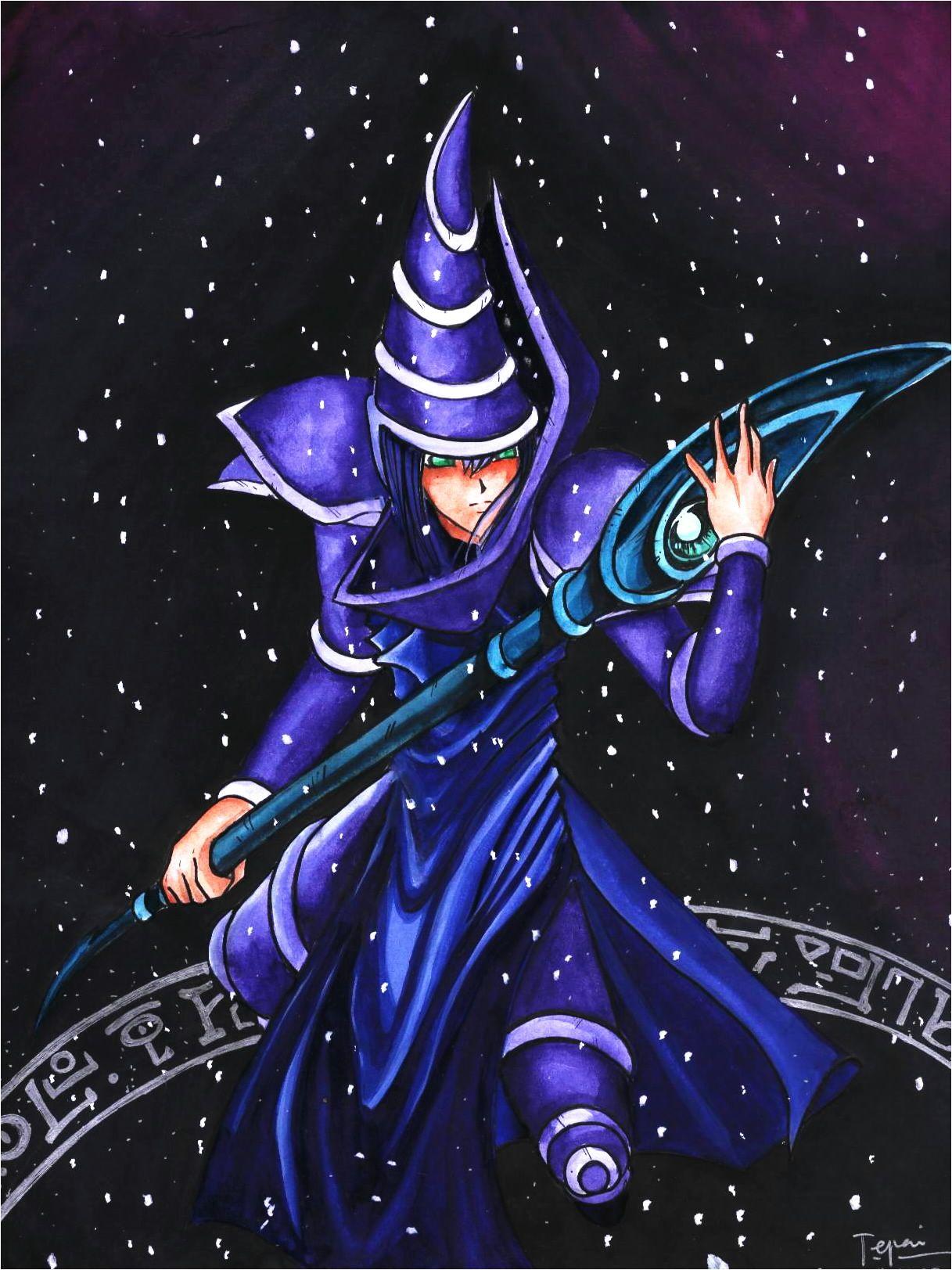 The strongest magician by OrsaTheSimurgh. Angemon & Dark Magician