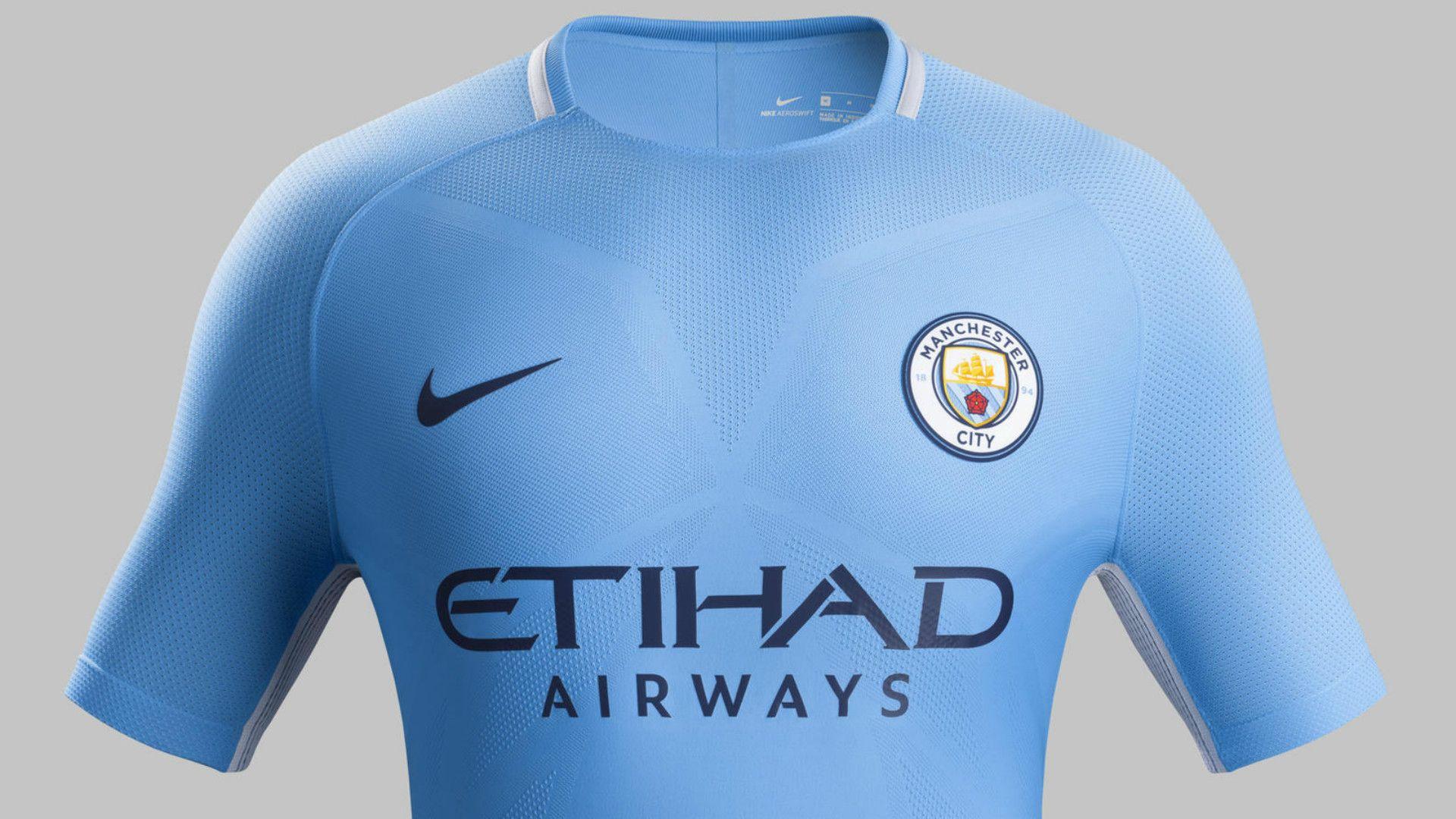 Man City 2017 18 Kit: Manchester City Unveil New Jersey For 2017