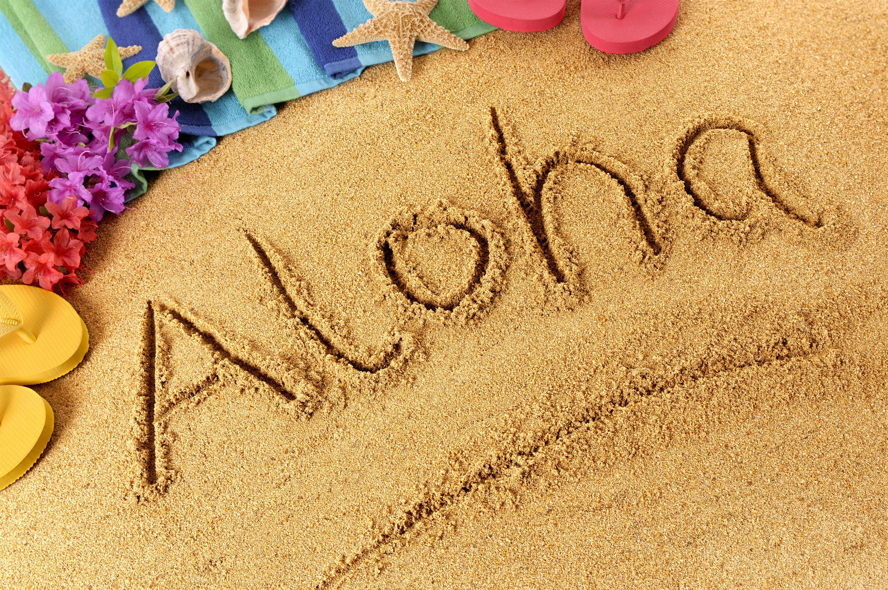 Aloha Sand Background Quality