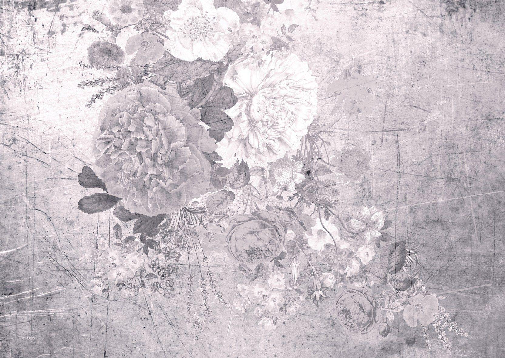 Wallpaper with floral pattern ALOHA WET SYSTEM 15 Collection