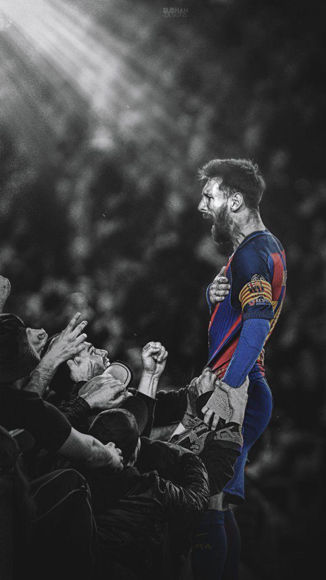 Messi VS PSG MOBILE WALLPAPER 2017