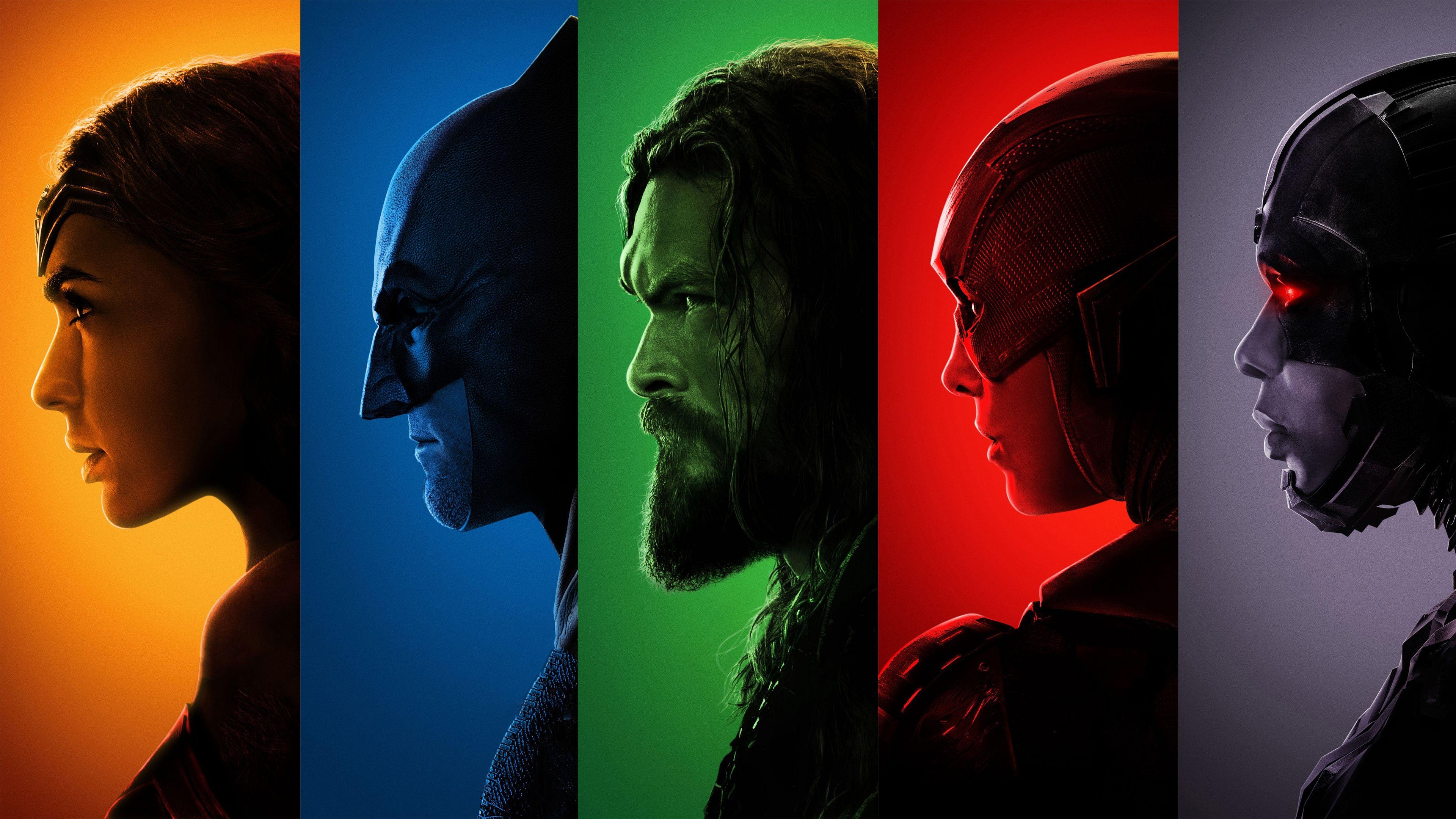 UHD 4K Justice League Member 2017 Movie