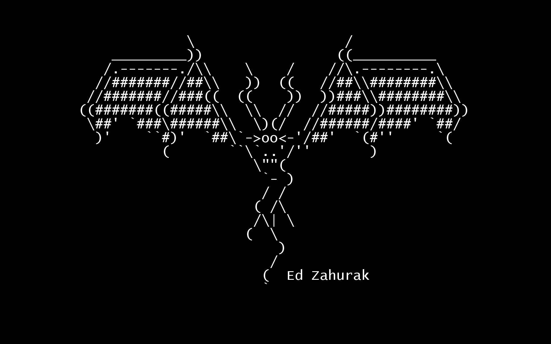 Evil Dragon ASCII ART