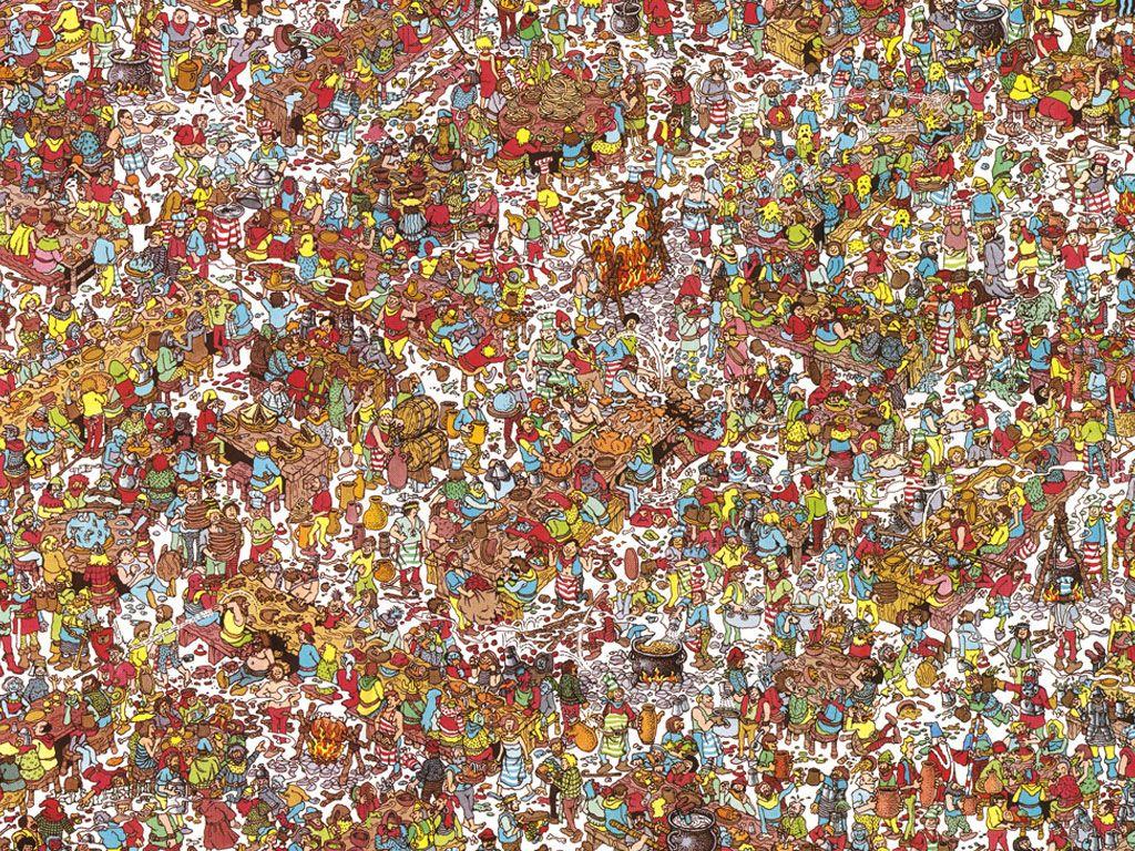 Where's Waldo. The Gobbling Gluttons puzzle. #Waldo #WheresWaldo