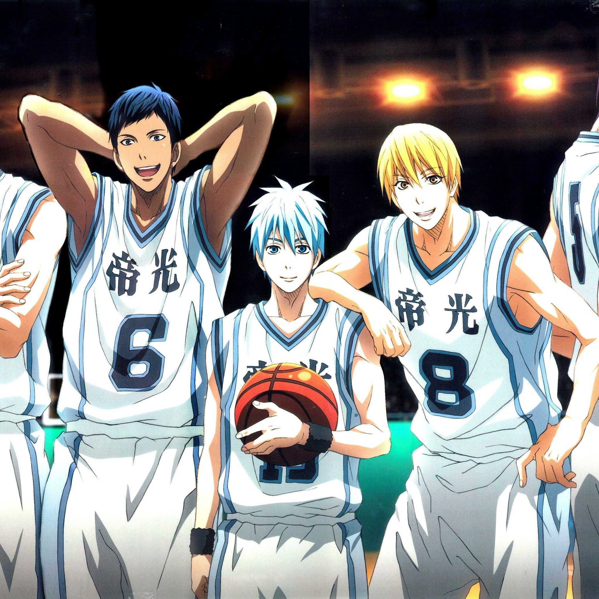 Download Wallpaper 2048x2048 Kuroko no basket, Team, Akashi