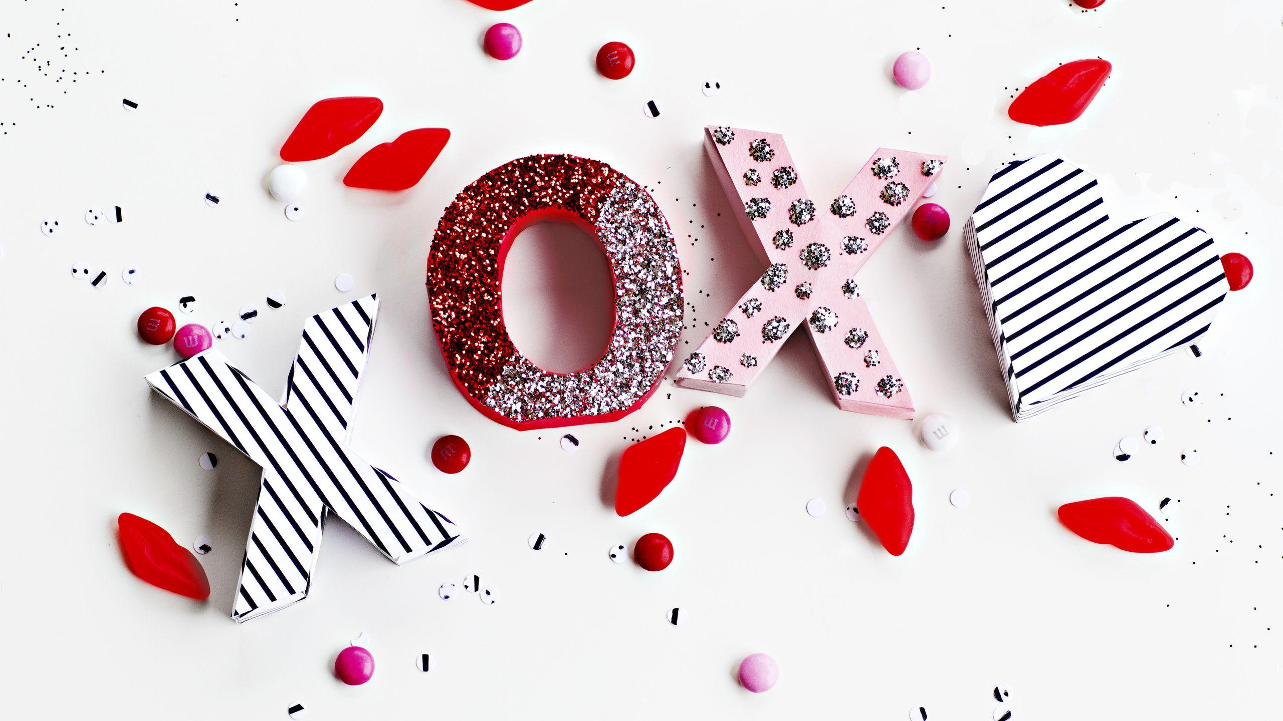 Xo Xo, Xoxo, 3D, Valentine, Postcards, Xoxo 3D Letters