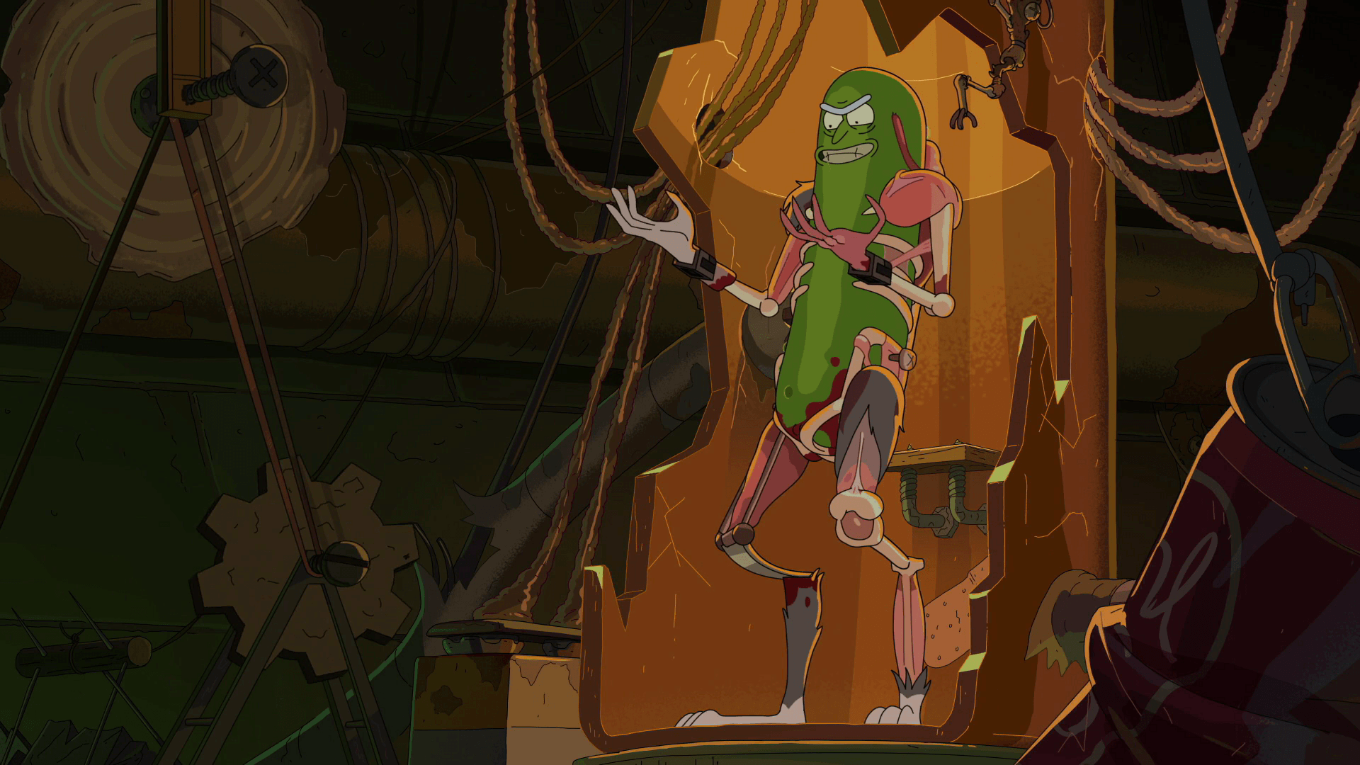 Pickle Rick wallpaper for PC