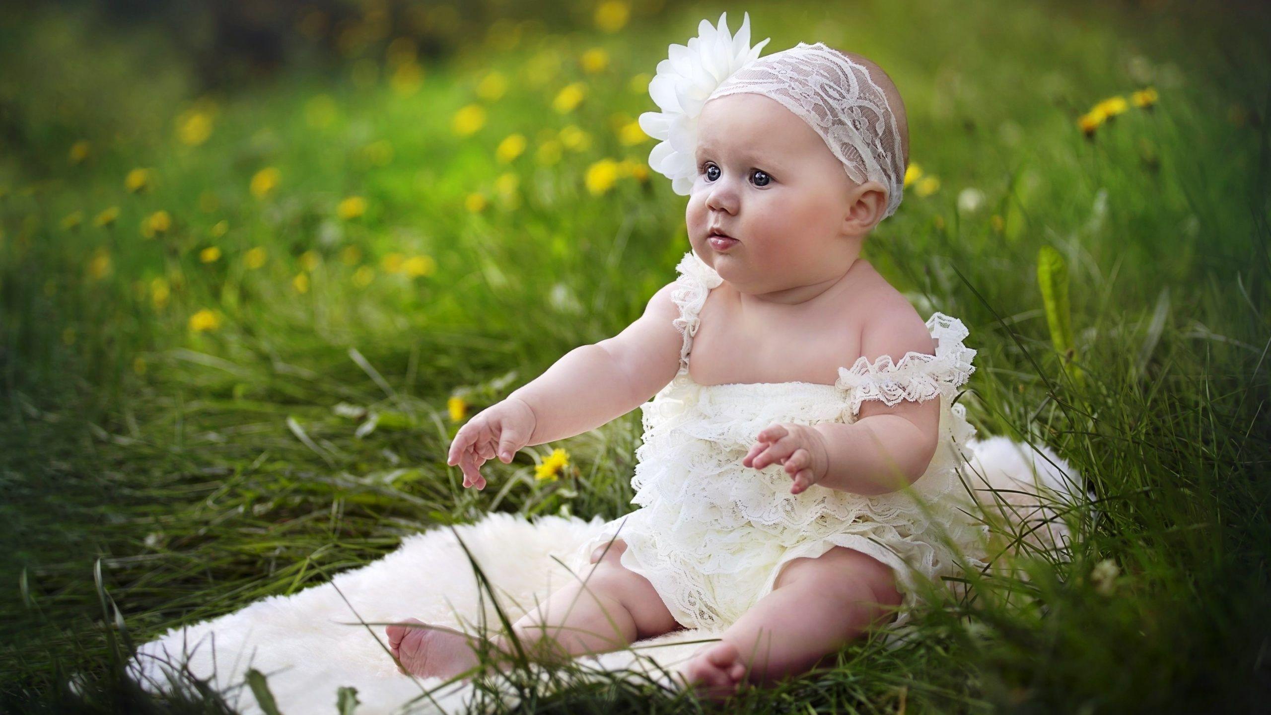 baby girl wearing fancy dress cute wallpapers