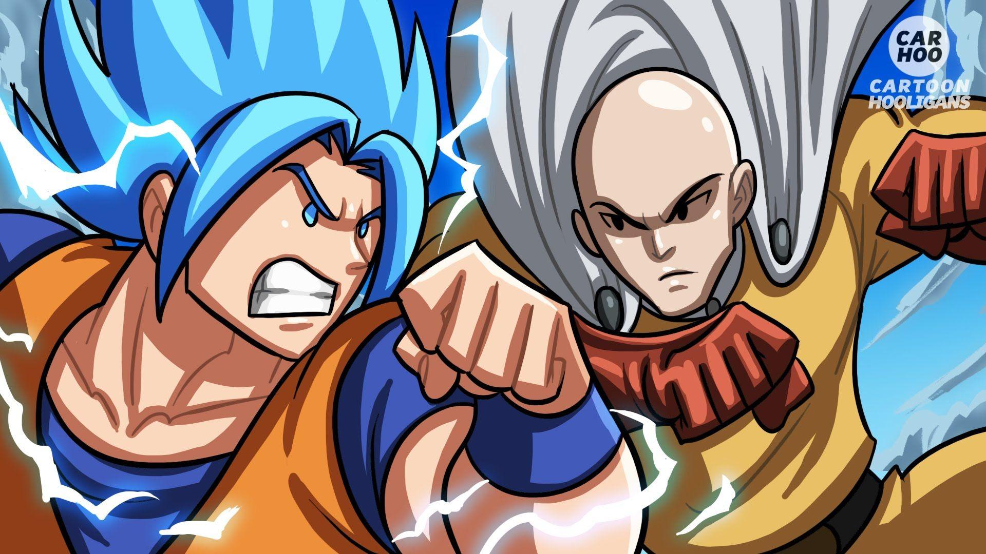 Goku Vs Saitama If Battle [ OPM/ DBZ / DBS Parody ]