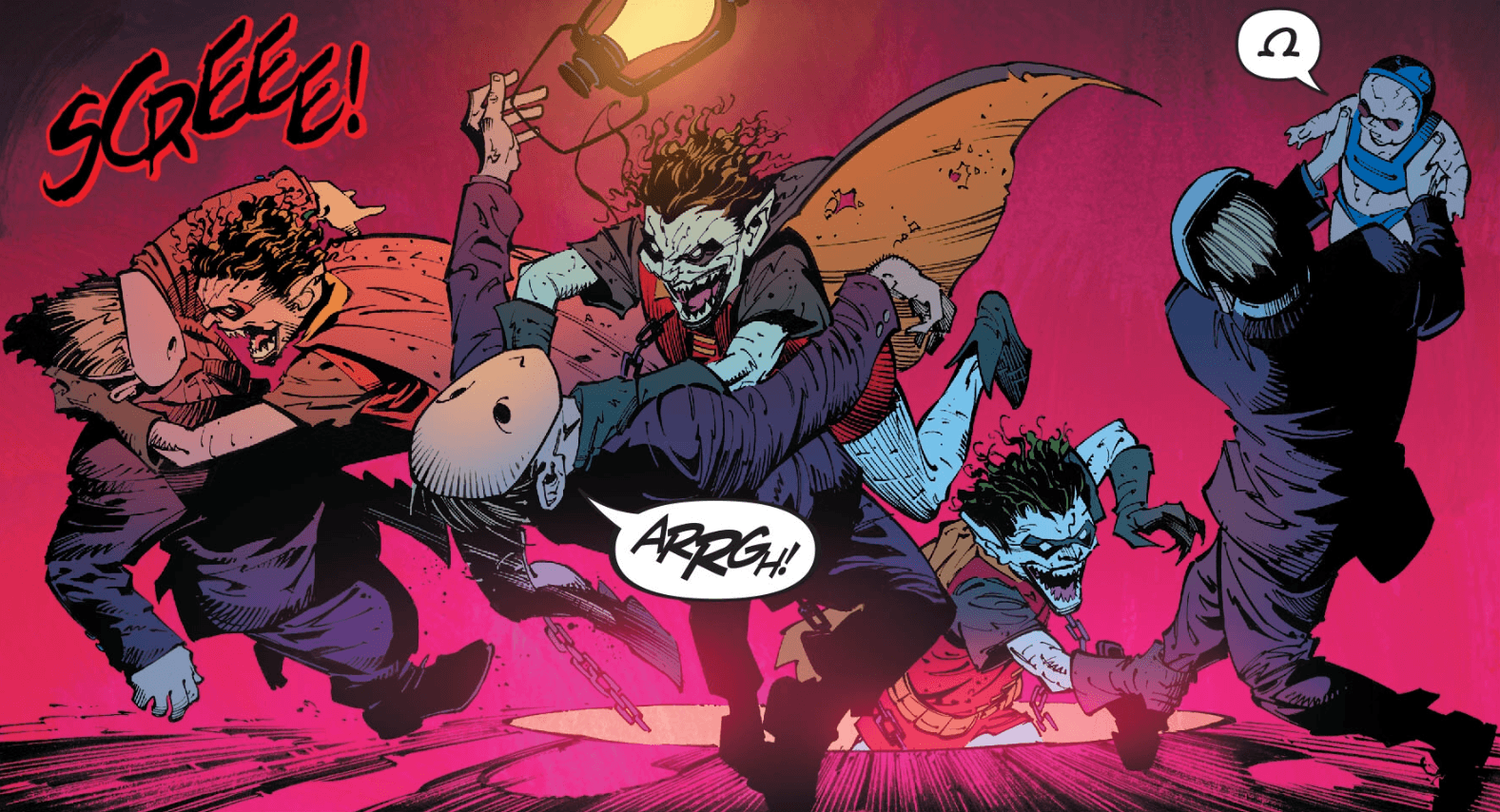 The Batman Who Laughs makes a horrifying, cannibalistic debut