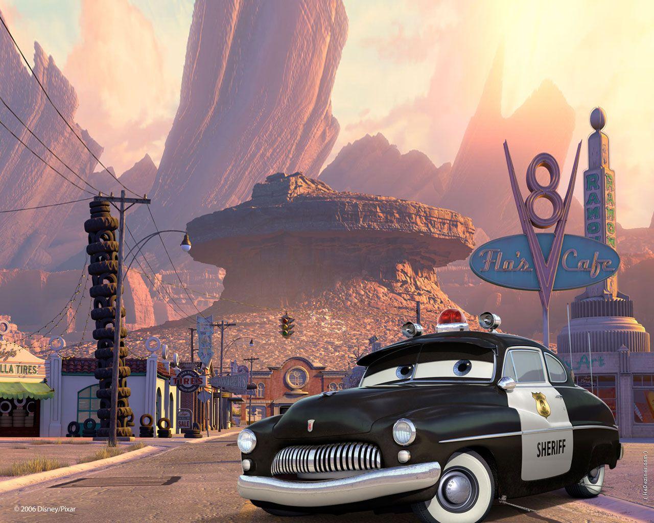 Hedezines Wallpaper Cars Sheriff. Pixar