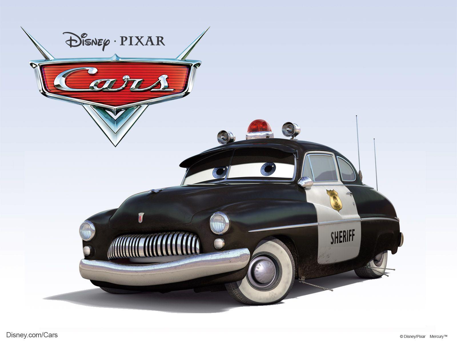 The Sheriff Police Cruiser From Disney Pixar Movie Cars Desktop
