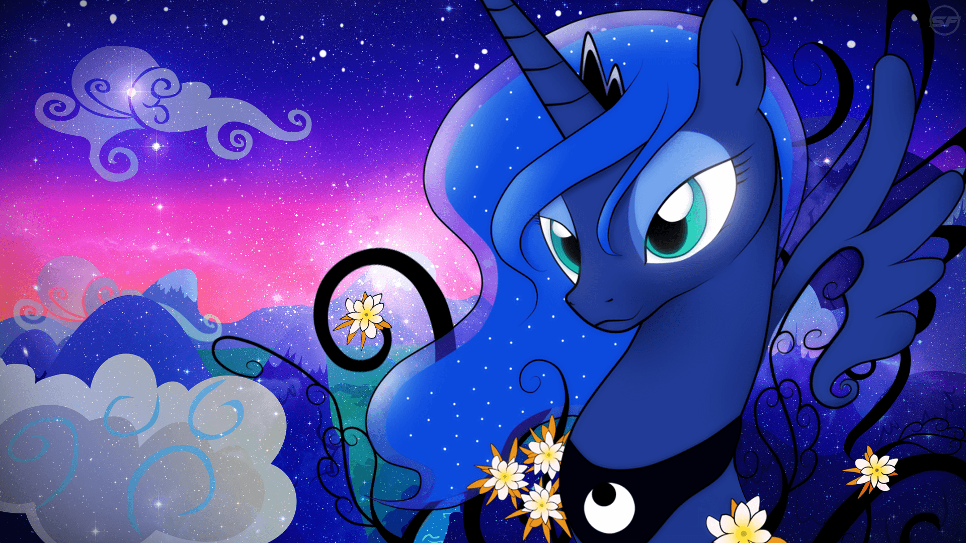 Princess Luna Little Pony Wallpaper