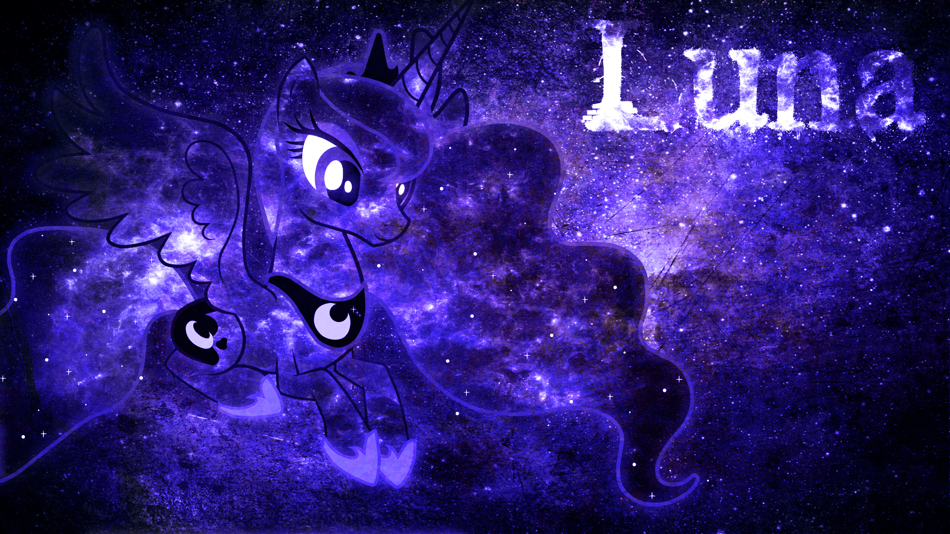 Luna Wallpaper by Tzolkine. My Little Pony. My Little Wallpaper