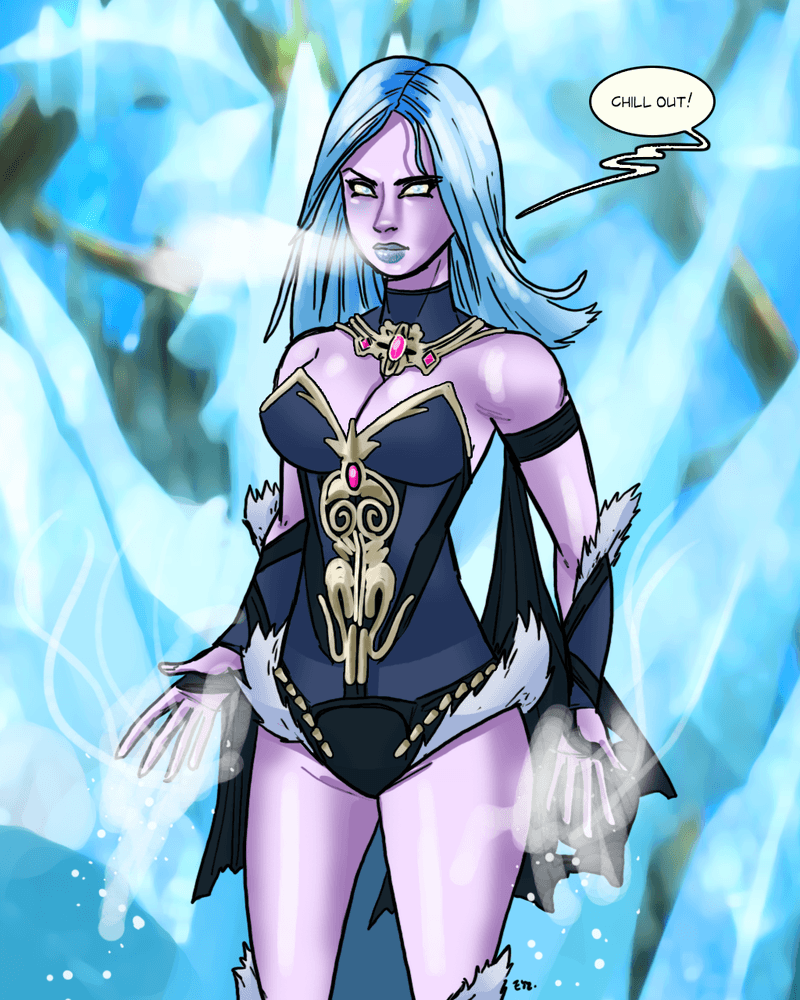 Killer Frost 04 by theEyZmaster. Killer Frost