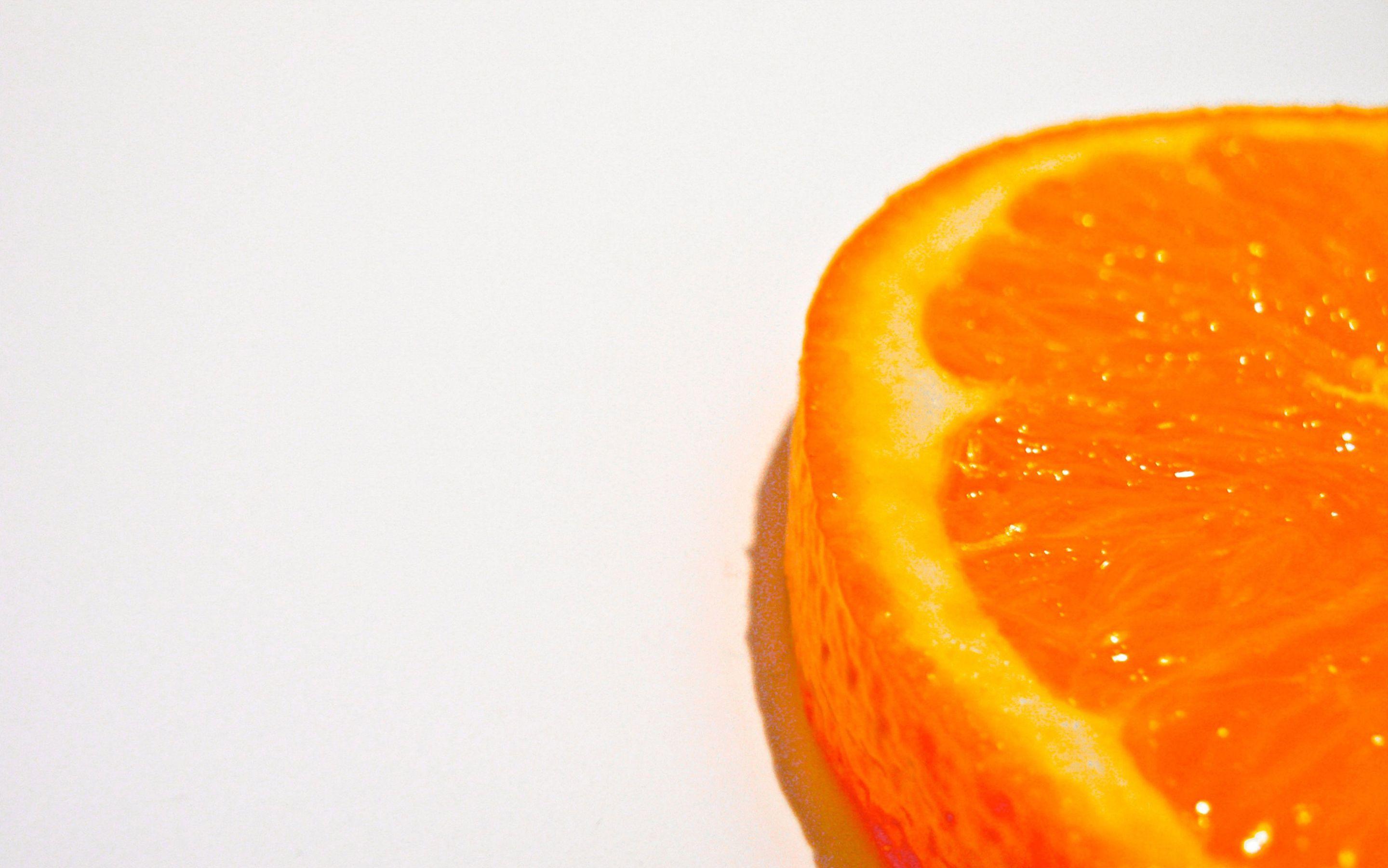 fruits, oranges, white background, slices Wallpaper
