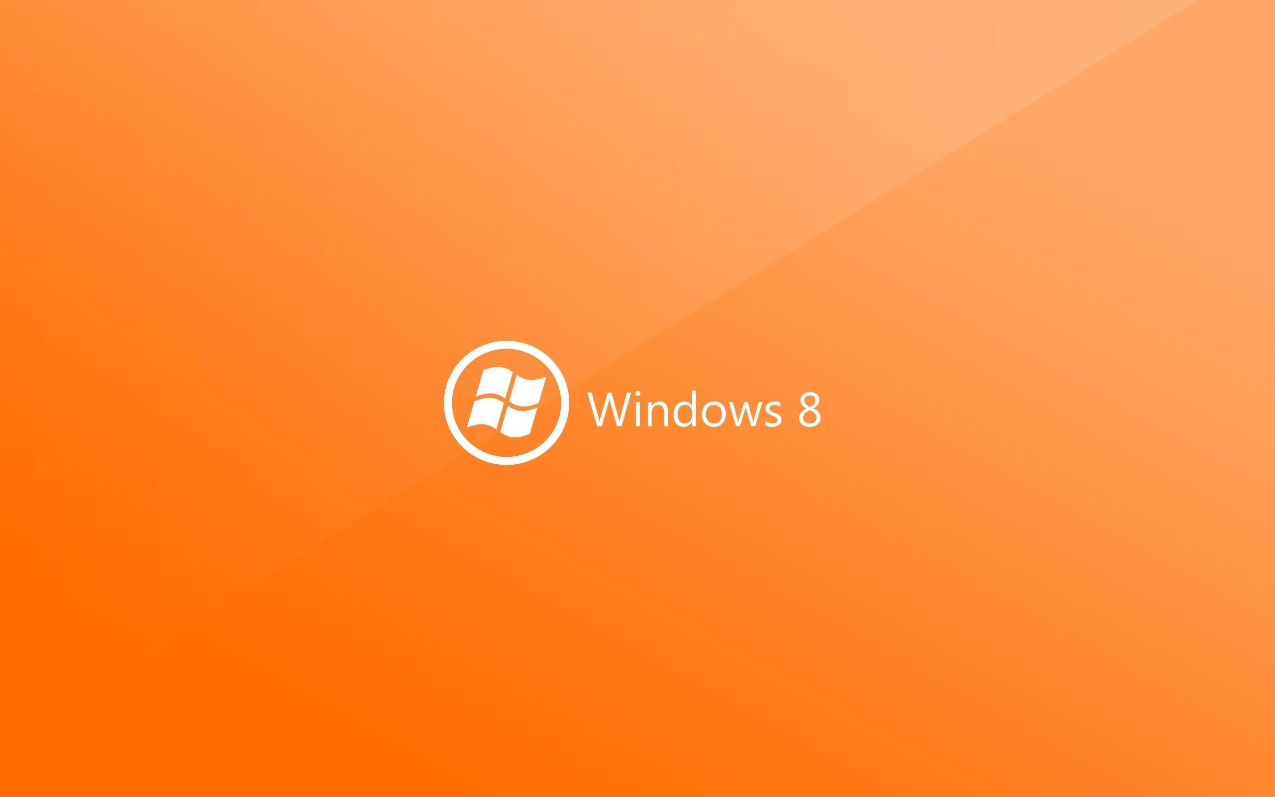 Wallpaper Windows Orange, White, Circle HD, Picture, Image