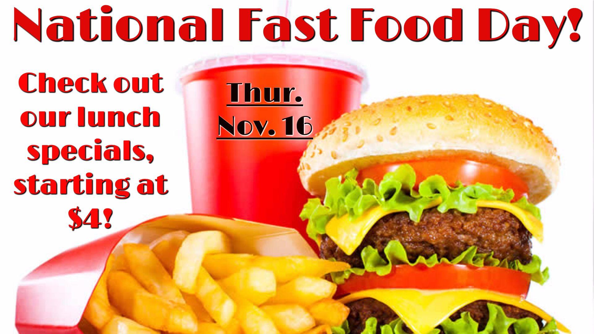 National Fast Food Day Wallpapers Wallpaper Cave