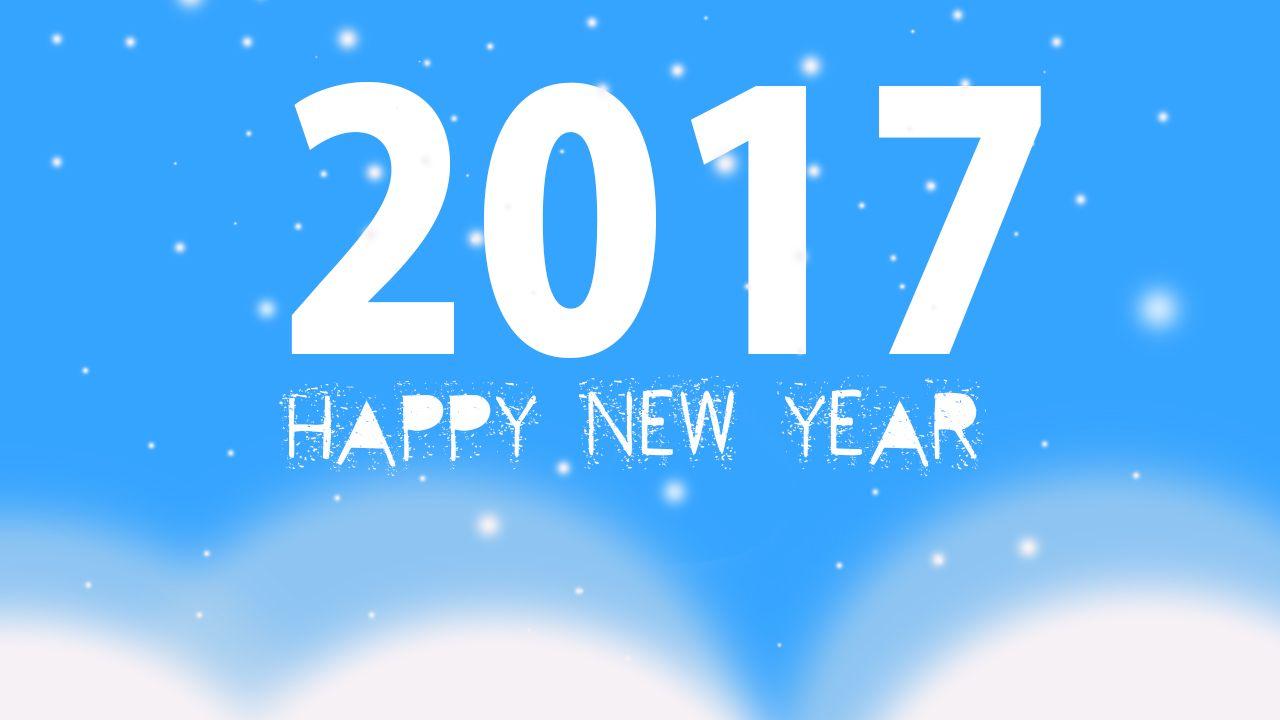 GoodBye 2016 Welcome 2017 HD Image animated printable GIF Photo