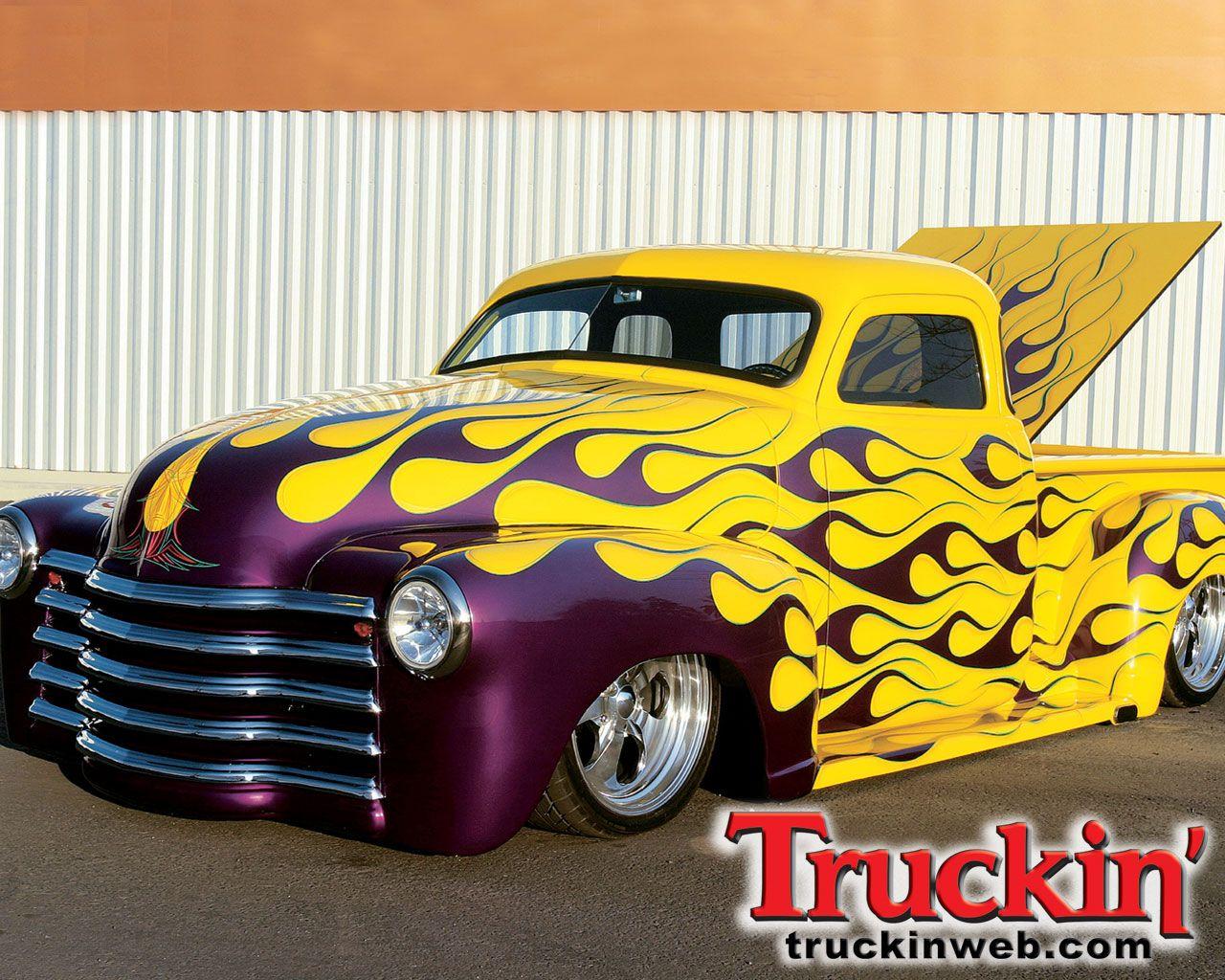 Wallpaper 57 Chevy Truck. Wallpaper, truck, custom. Pimp my