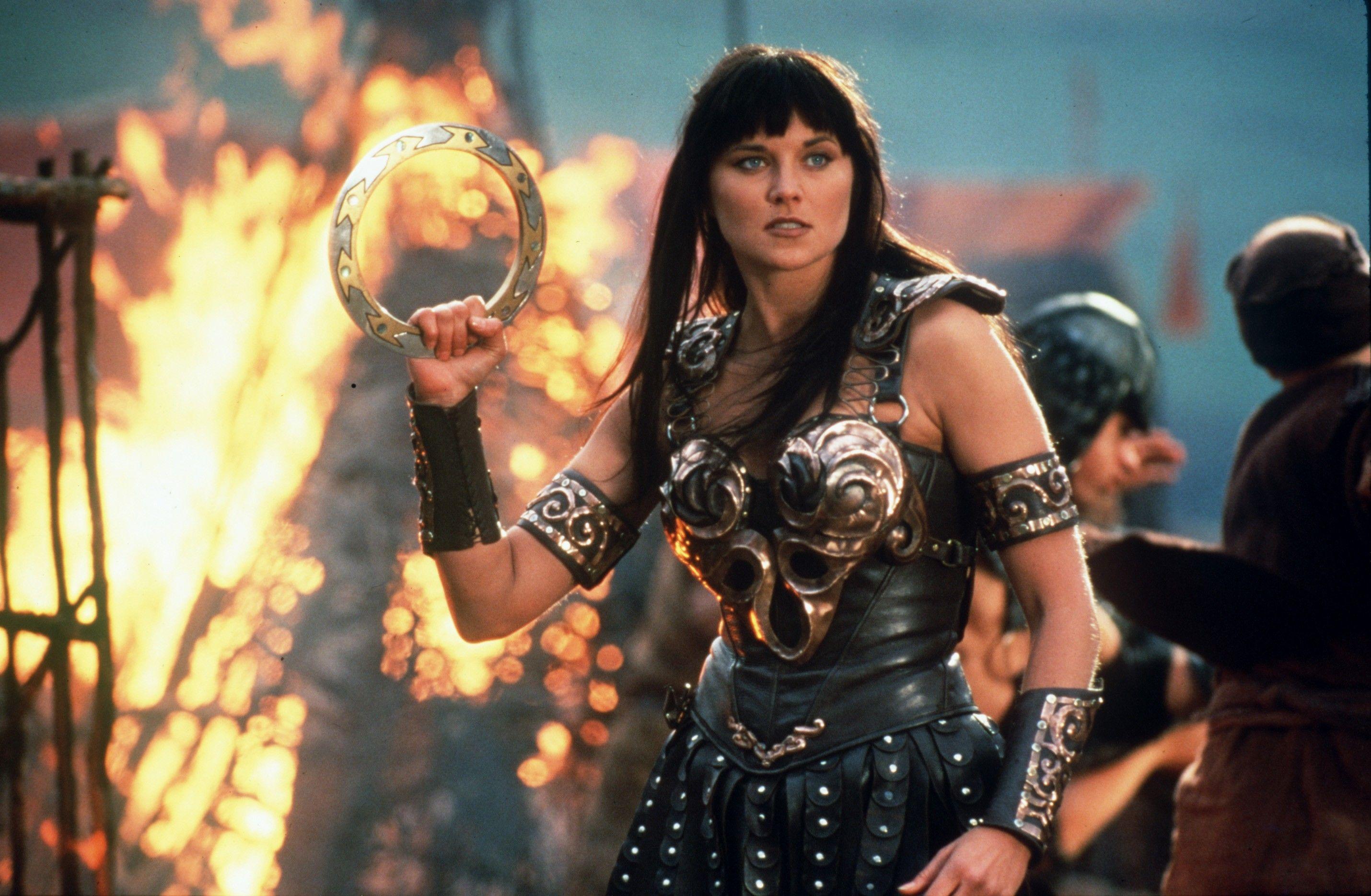 Xena, Lucy Lawless, female warriors wallpaper