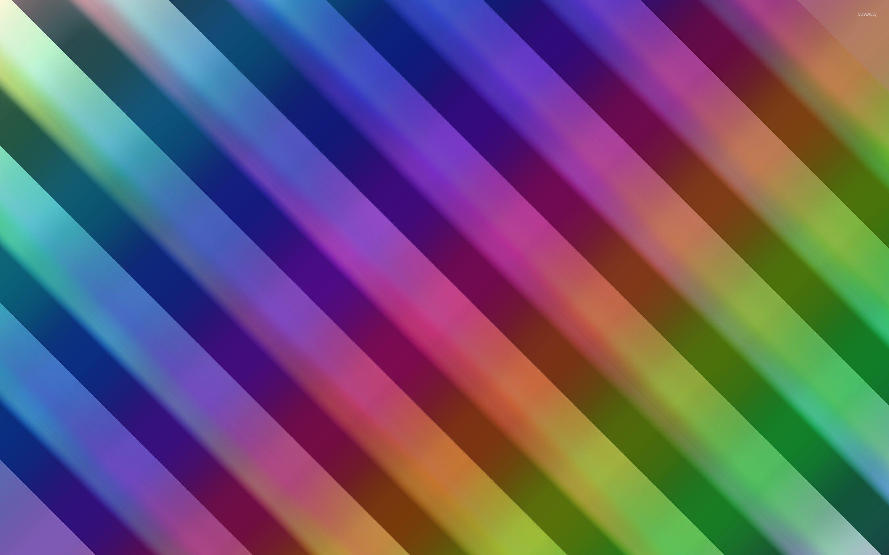 Rainbow Colored Wallpaper