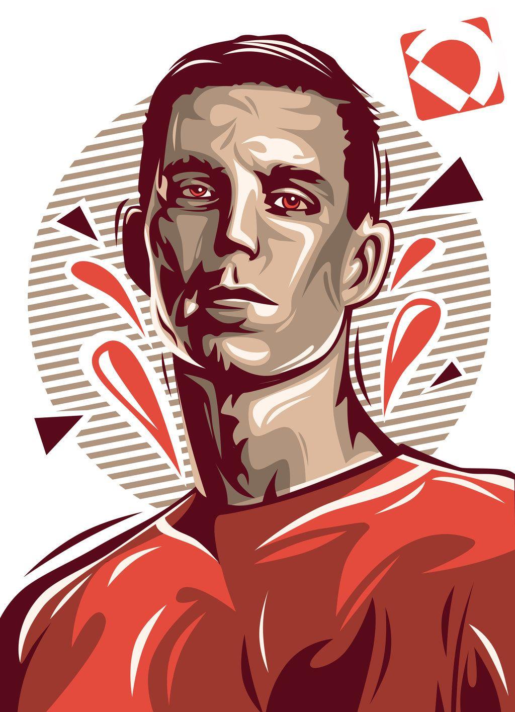 Daniel Agger Vector Illustration