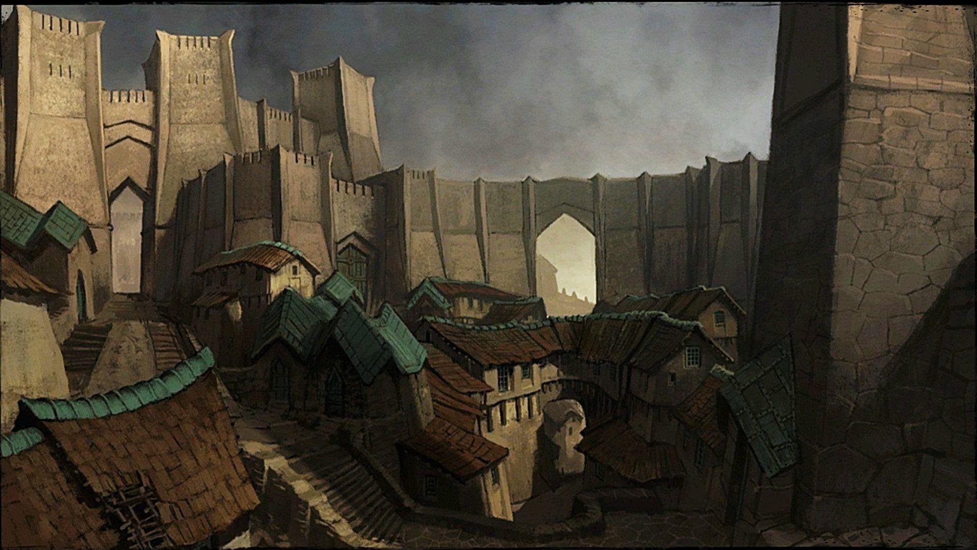 Stronghold of Ebonhawke Full HD Wallpaper and Background