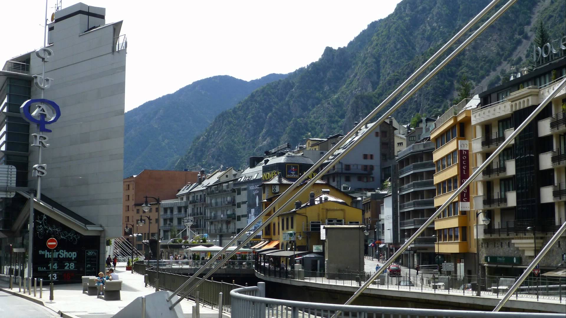 Andorra la Vella. FREE of TAX shopping in a modern city