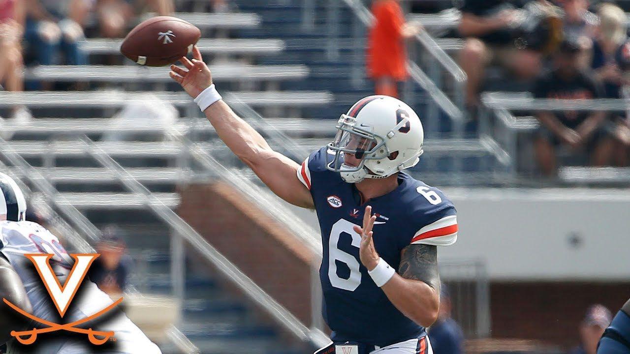 Virginia QB Kurt Benkert Has Hat Trick Vs. Duke