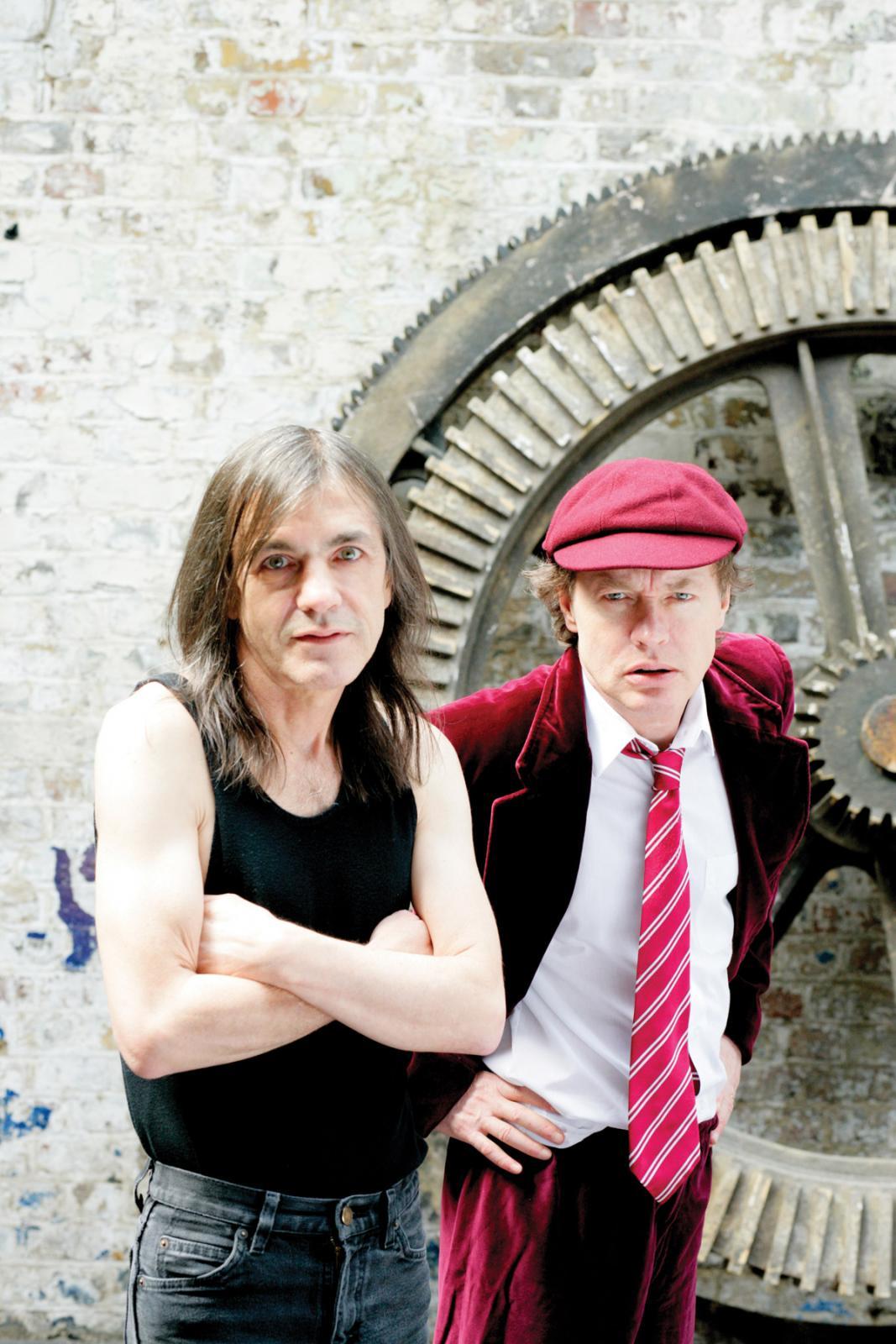 AC DC 2000's Malcom And Angus Young. AC DC. Ac Dc