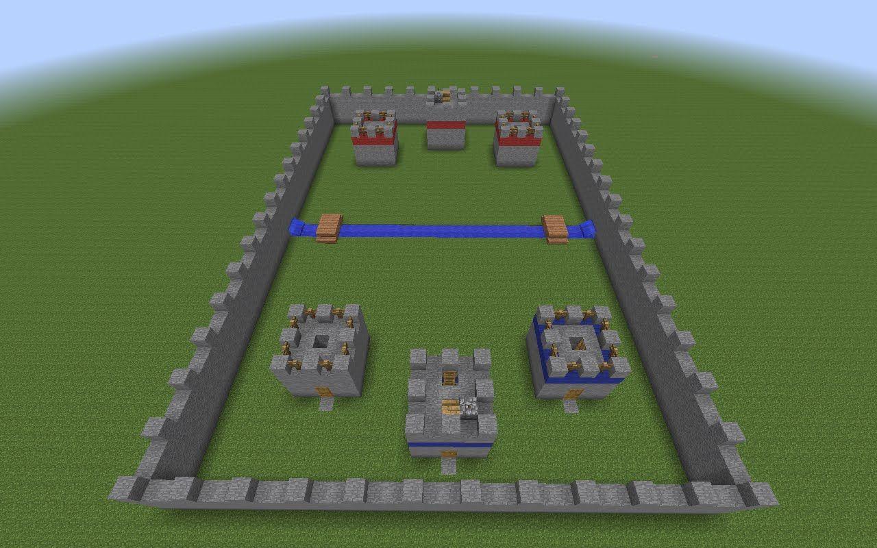 Clash Royale Arena MC. Minecraft 1.7.10 Map
