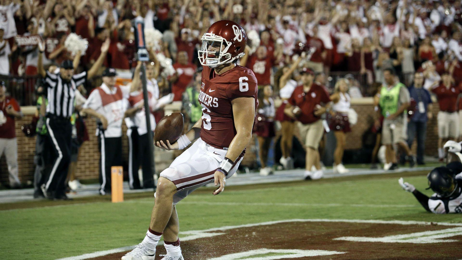Oklahoma's Baker Mayfield wins award for nation's top former walk