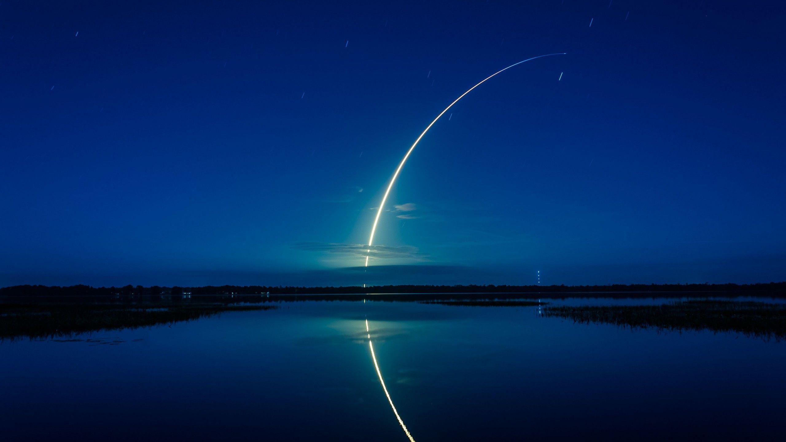 Wallpaper Falcon 9 rocket, SpaceX, Cape Canaveral, 4K, Space,. Wallpaper for iPhone, Android, Mobile and Desktop
