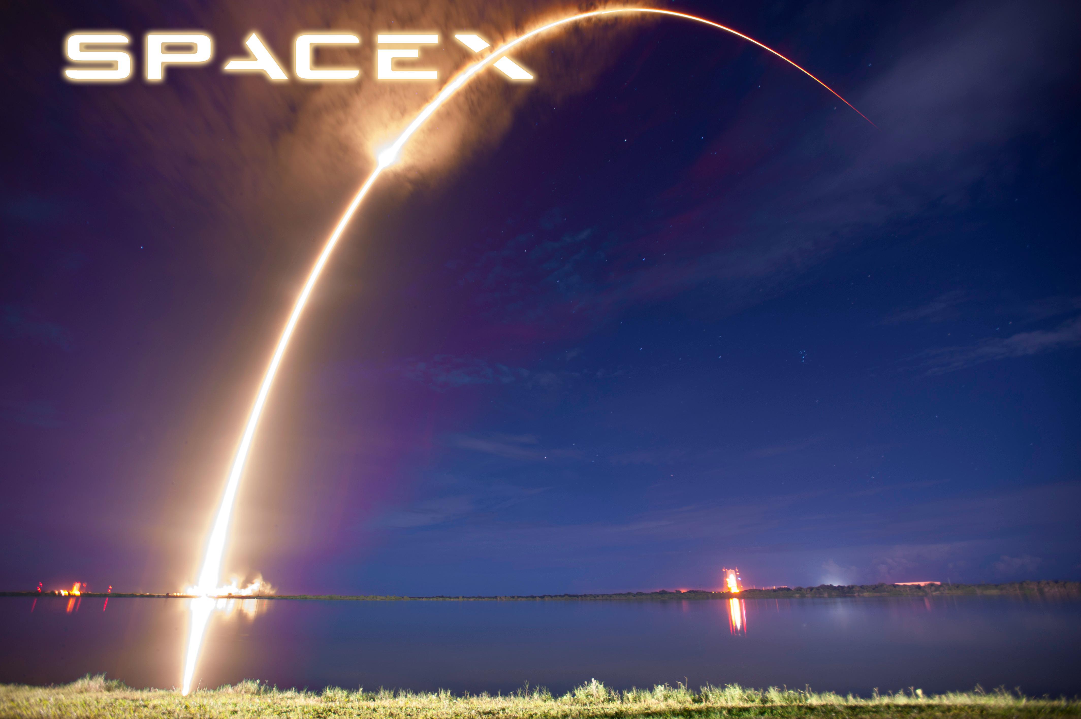 I noticed the Space X logo matches exactly with the Falcon 9