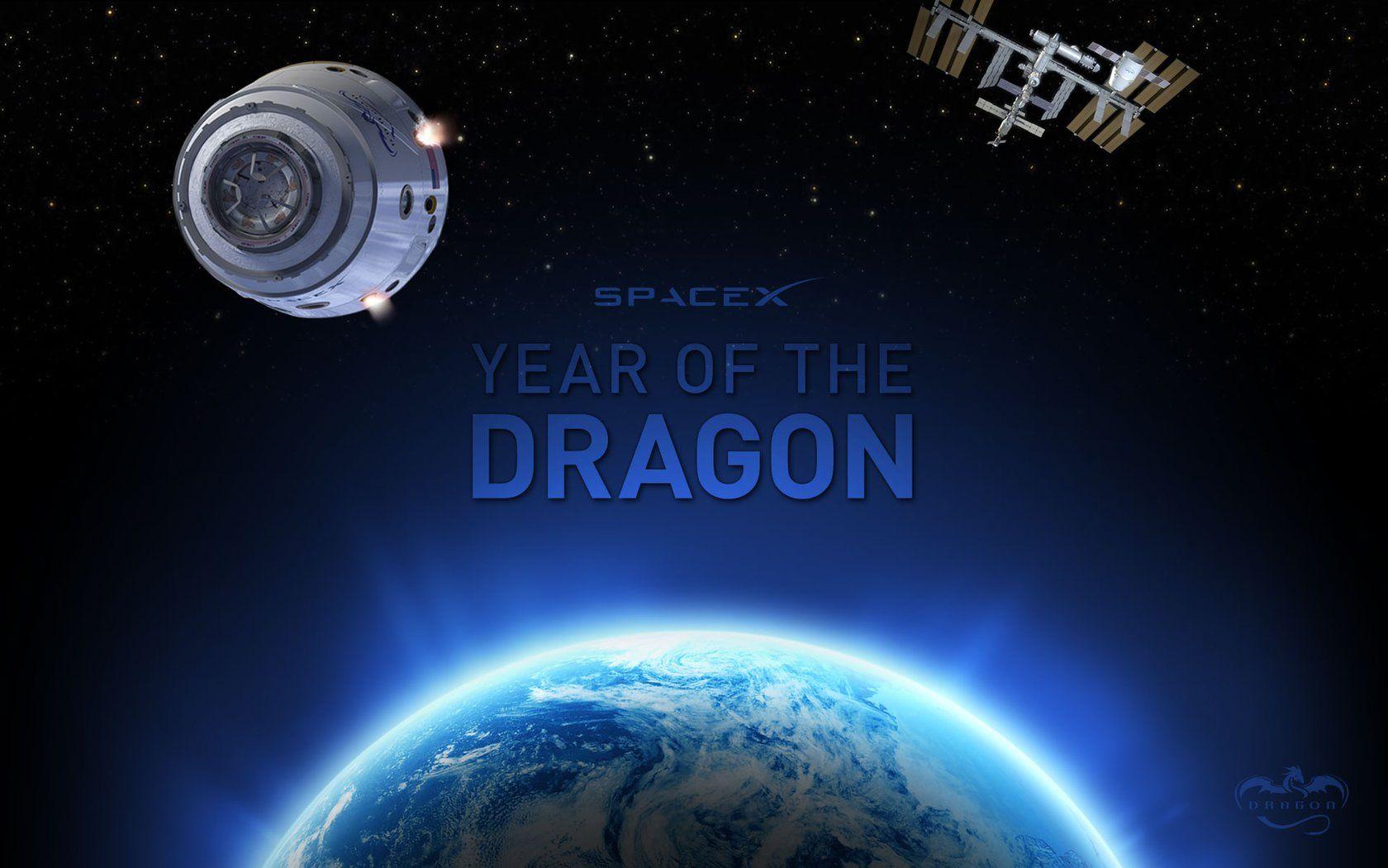 SpaceX 2012: Year of the Dragon Space Wallpaper