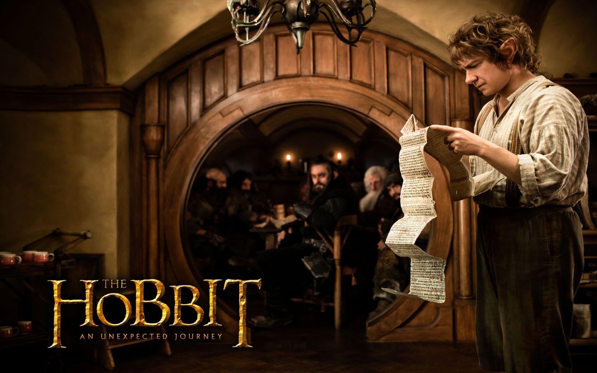 Bilbo Baggins in The Hobbit 2012 Wallpaper