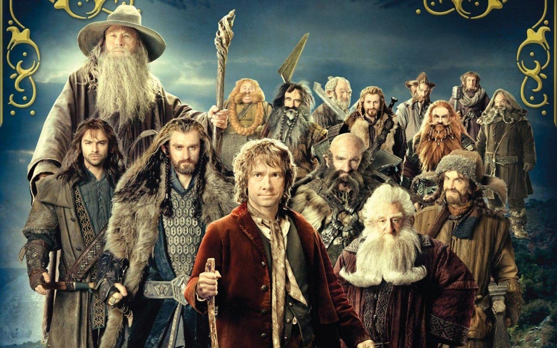 Simply: Bilbo Baggins Gandalf The Hobbit dwarfs