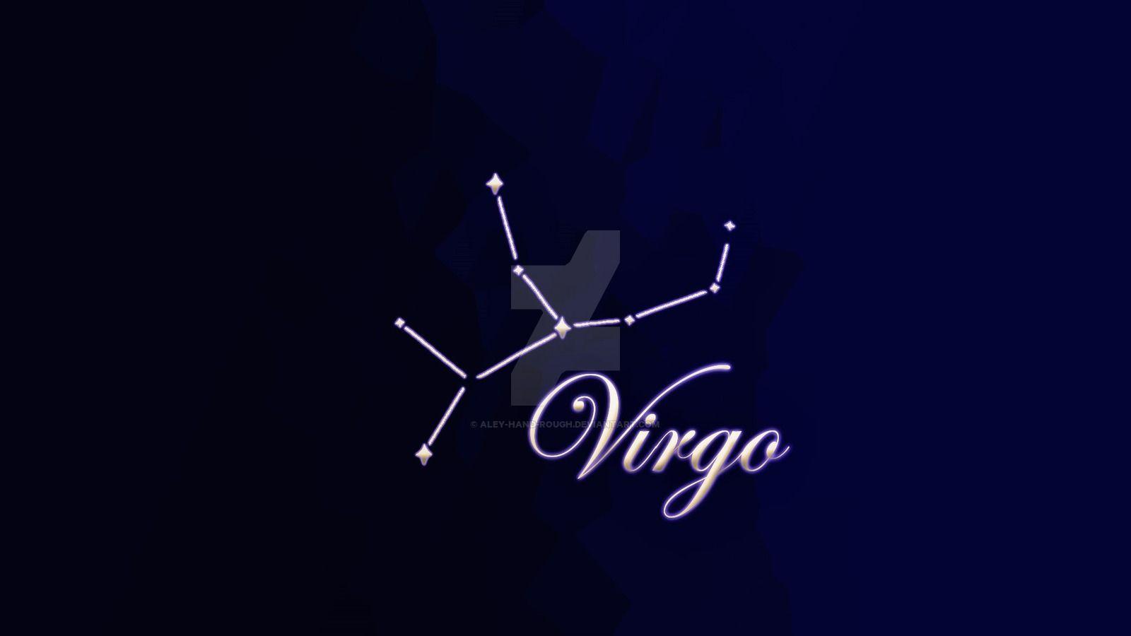 Navy Virgo Zodiac Sign Wallpaper By Aley Hand Rough