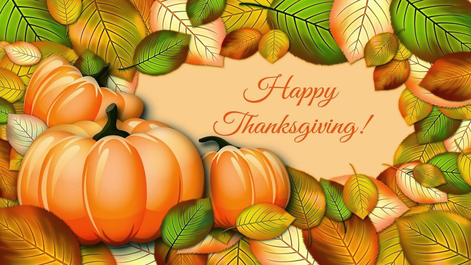 Happy Thanksgiving Day Pumpkin Cute Best Hd Wallpapers